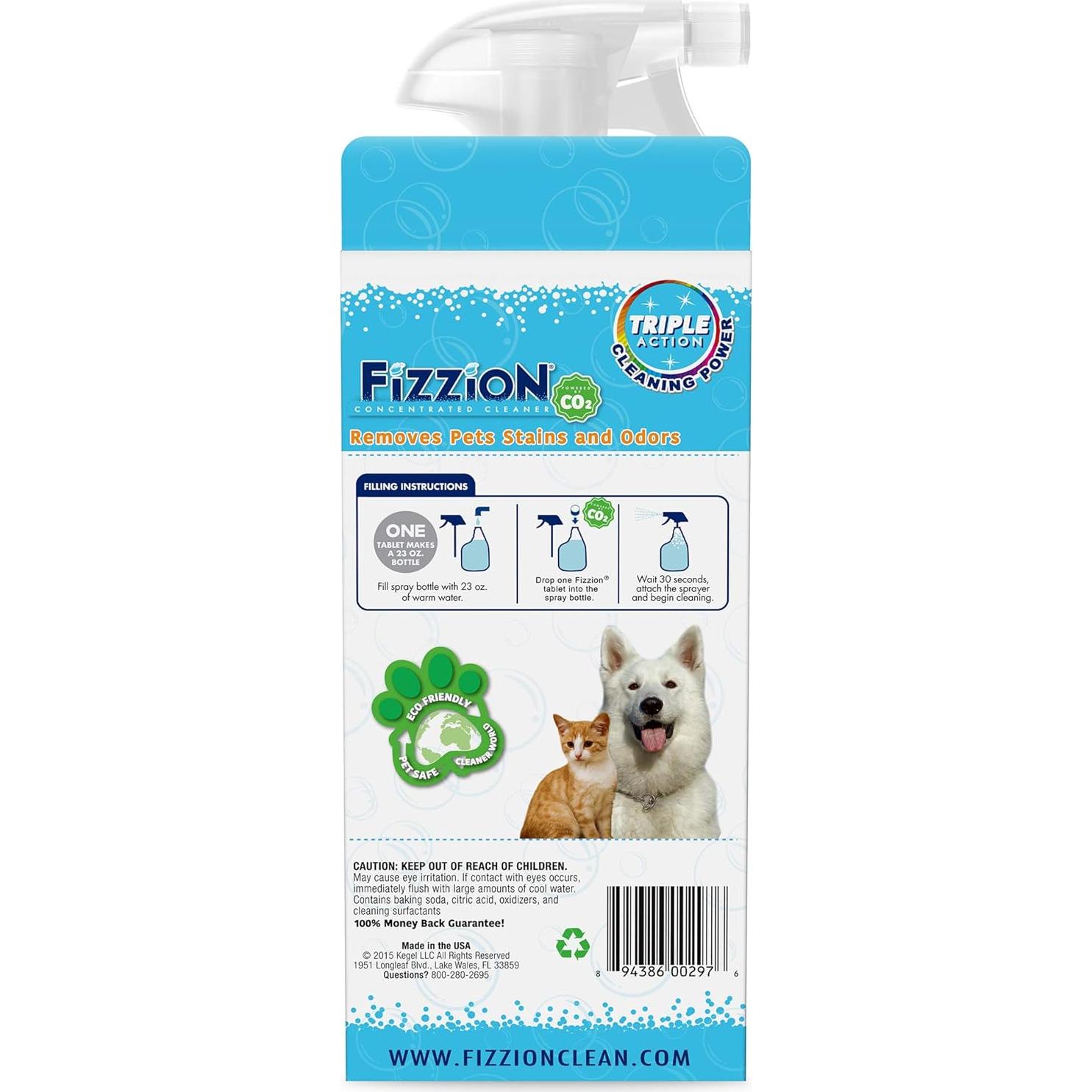 Botella Spray Vacía Fizzion 0.68L para Manchas de Mascotas