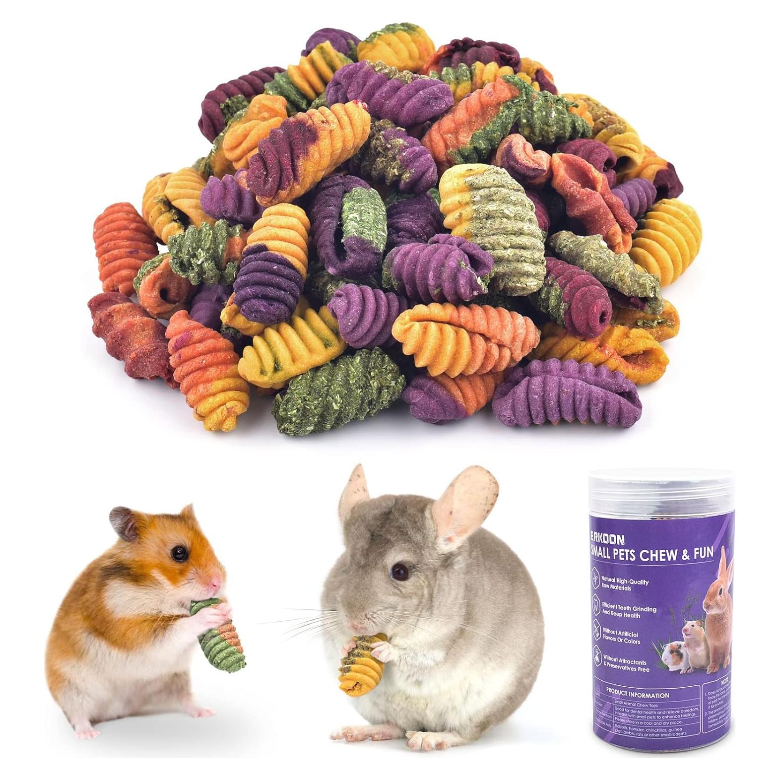 Golosinas Masticables para Roedores ERKOON 200g - Natural