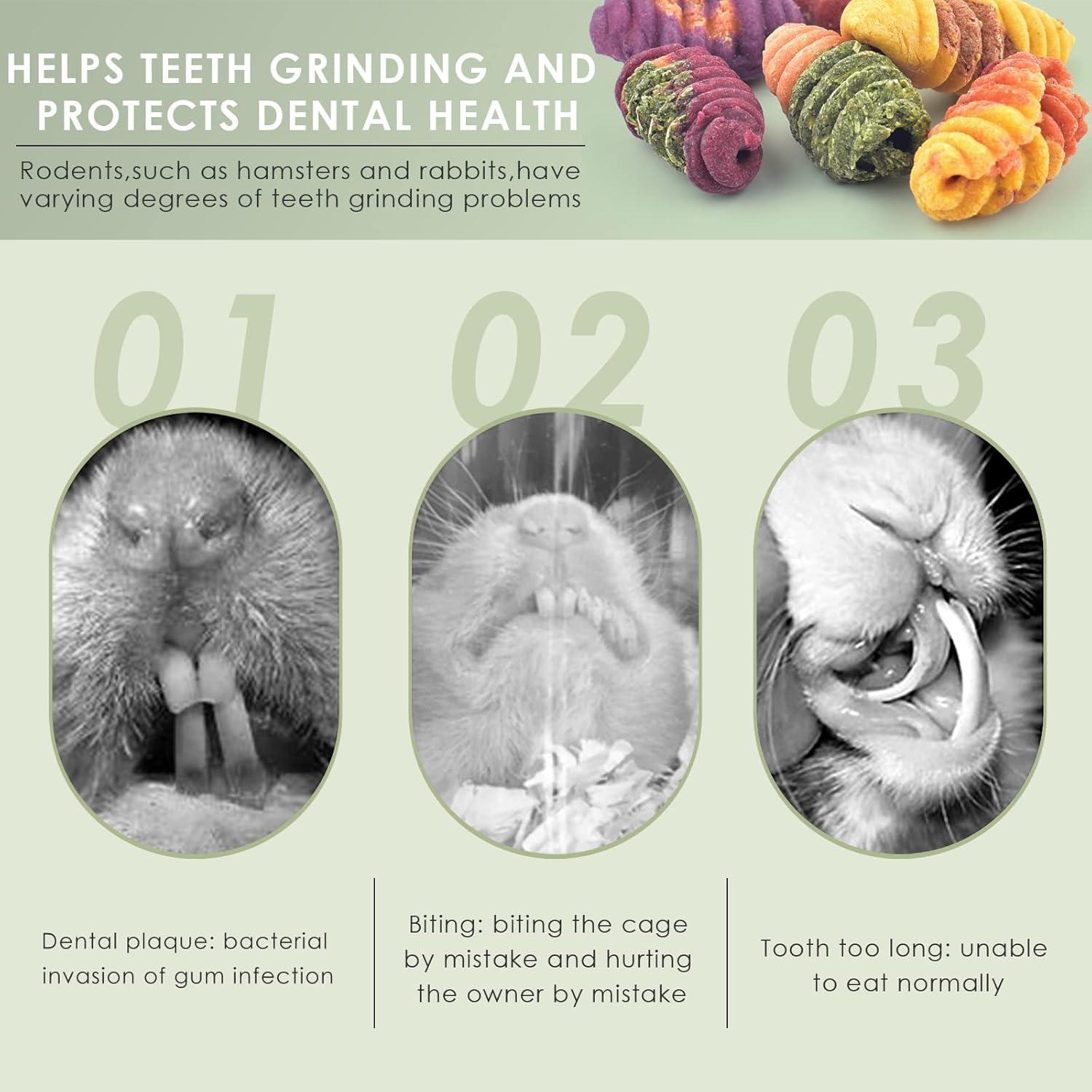 Golosinas Masticables para Roedores ERKOON 200g - Natural