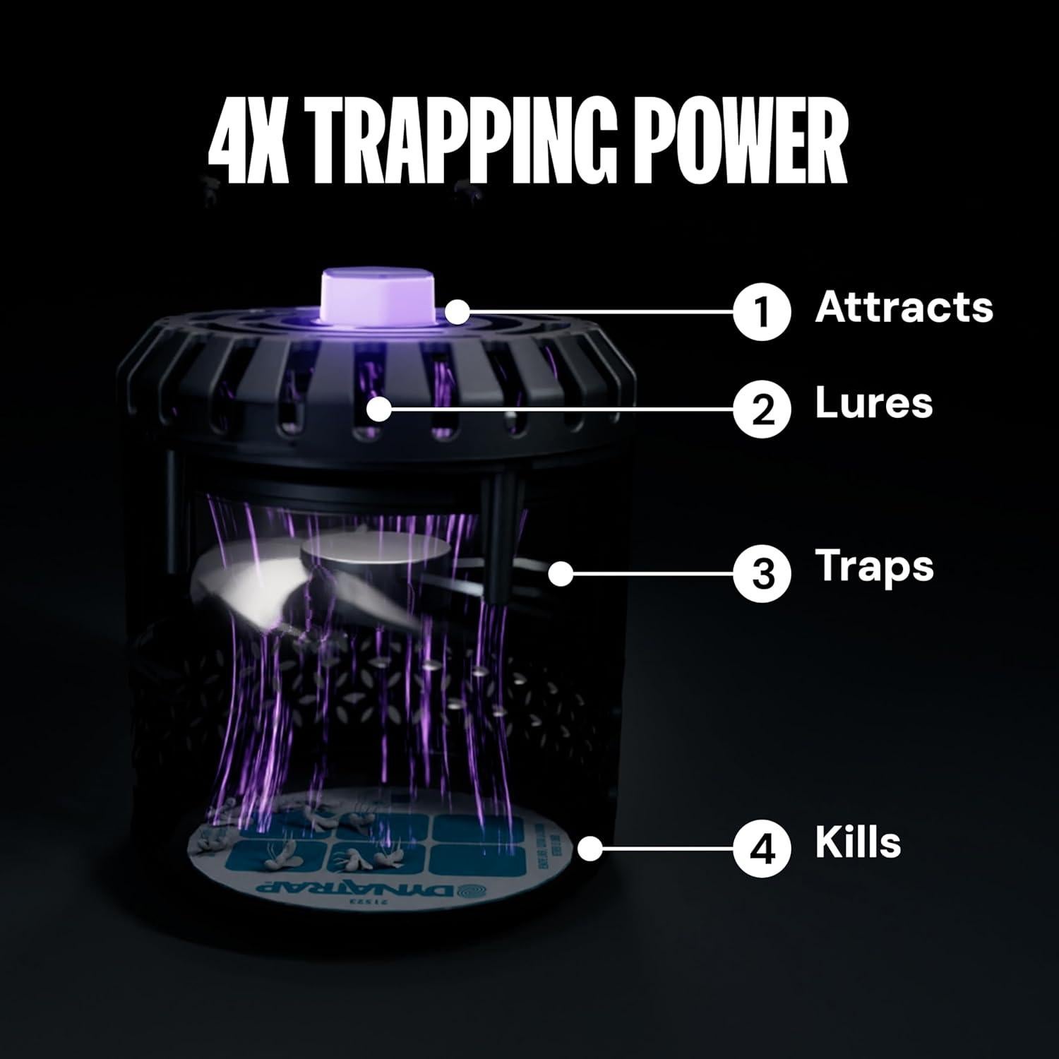 Trampa de Insectos DynaTrap DT152 - Interior, 1 Tarjeta de Pegamento