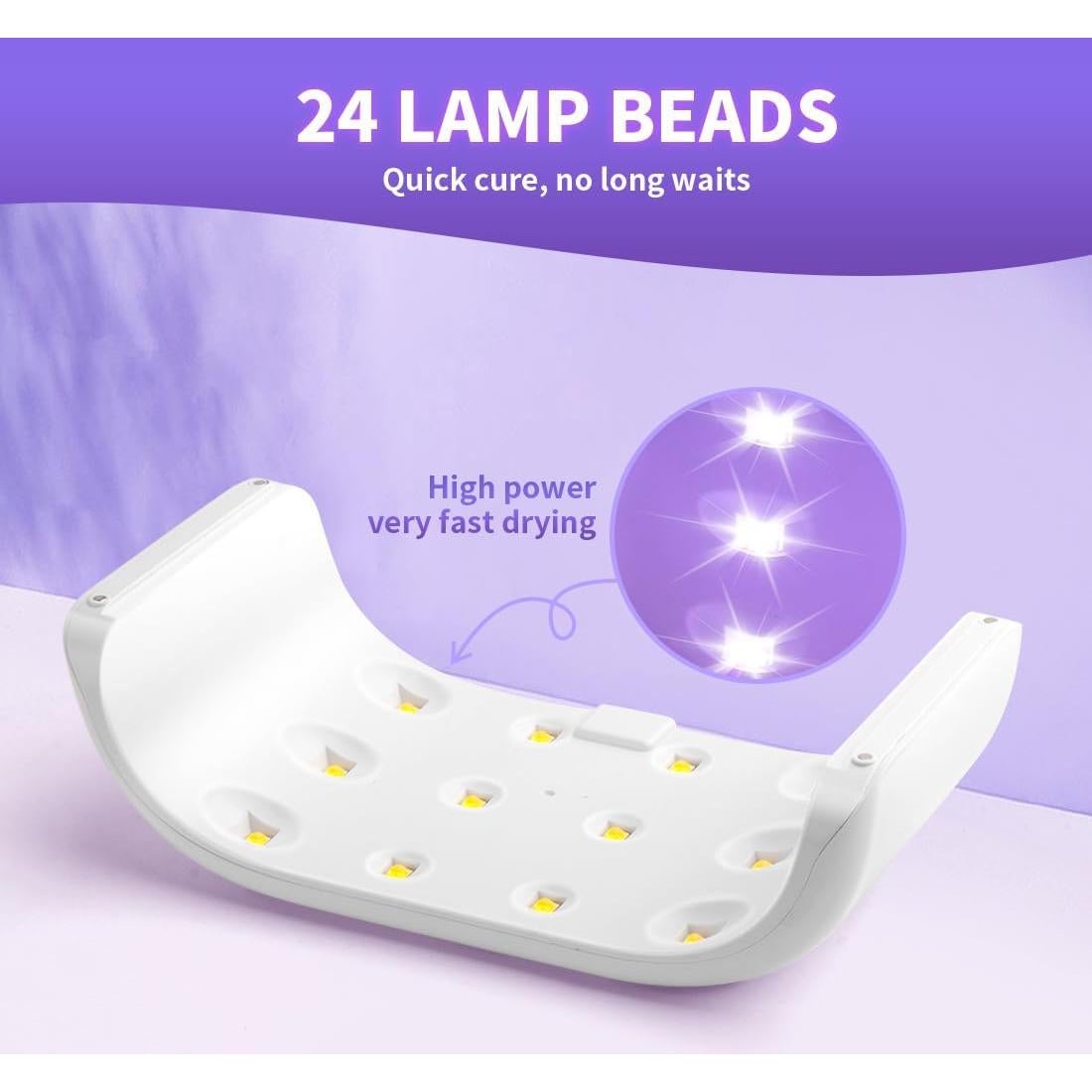 Luz UV de Resina 36W ENERFUN Doble Cara Plegable 120-300s