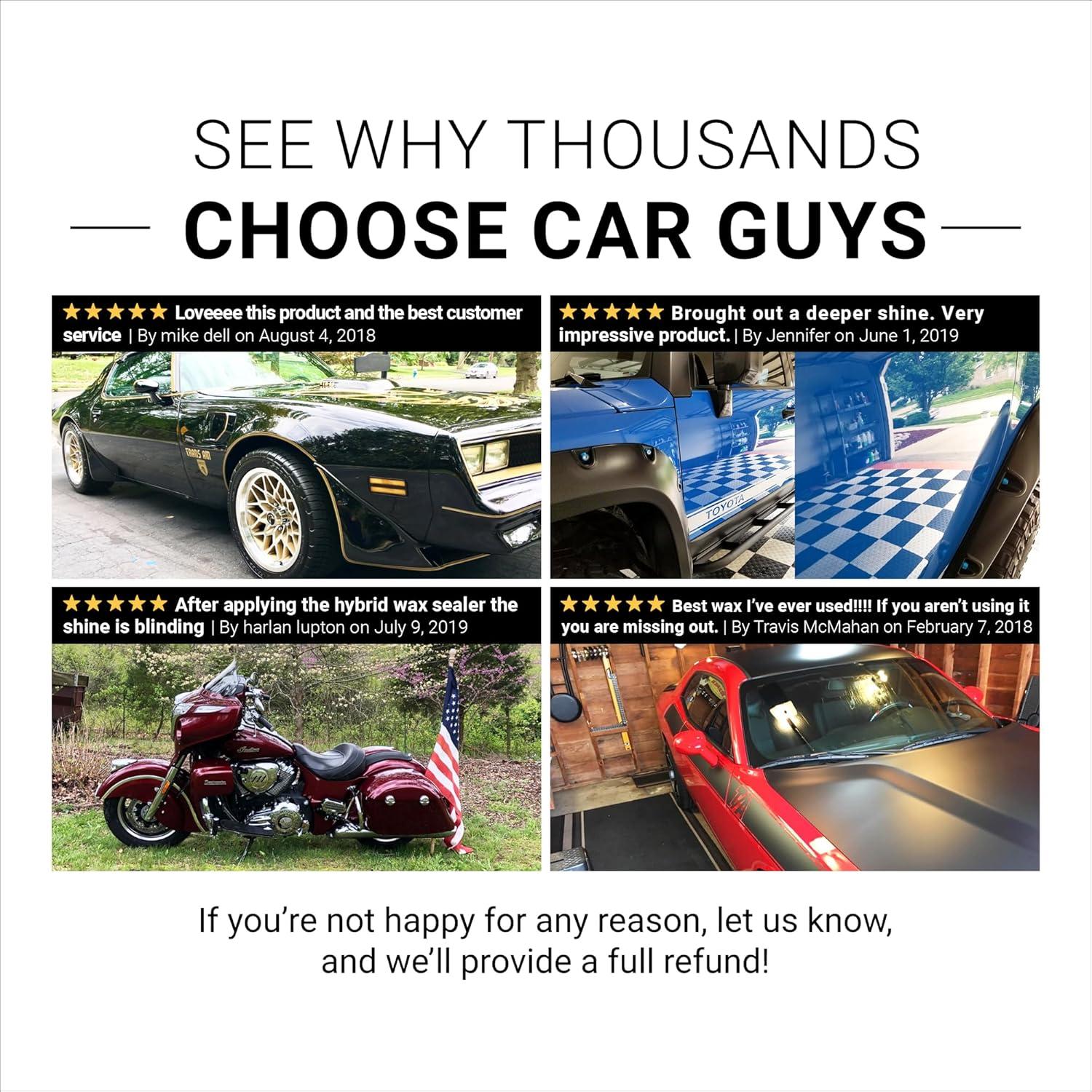 Cera en Aerosol Híbrida CAR GUYS 18 Oz - Brillo y Protección UV