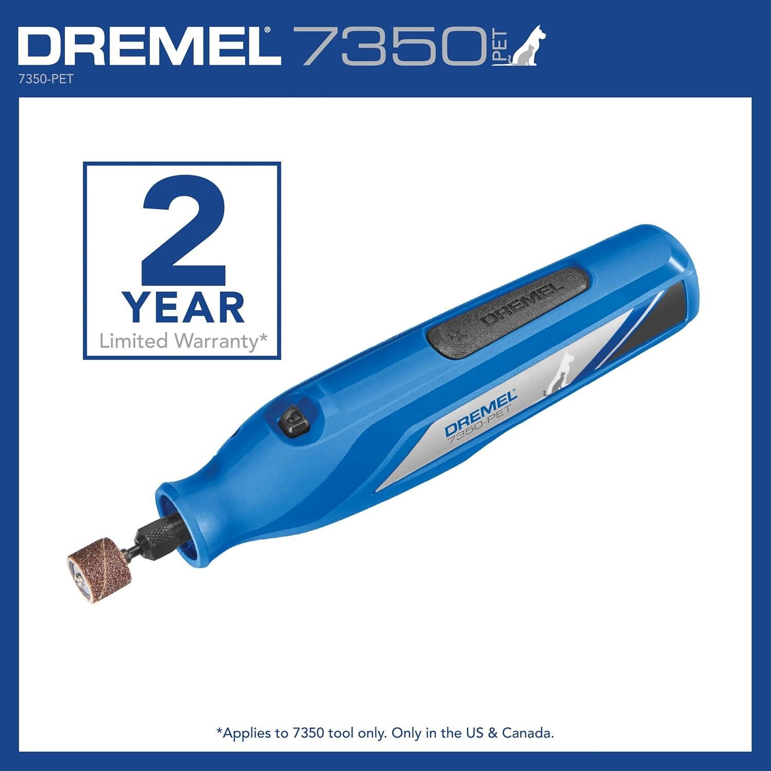Dremel 7350-PET Molinillo de Uñas para Mascotas 4V