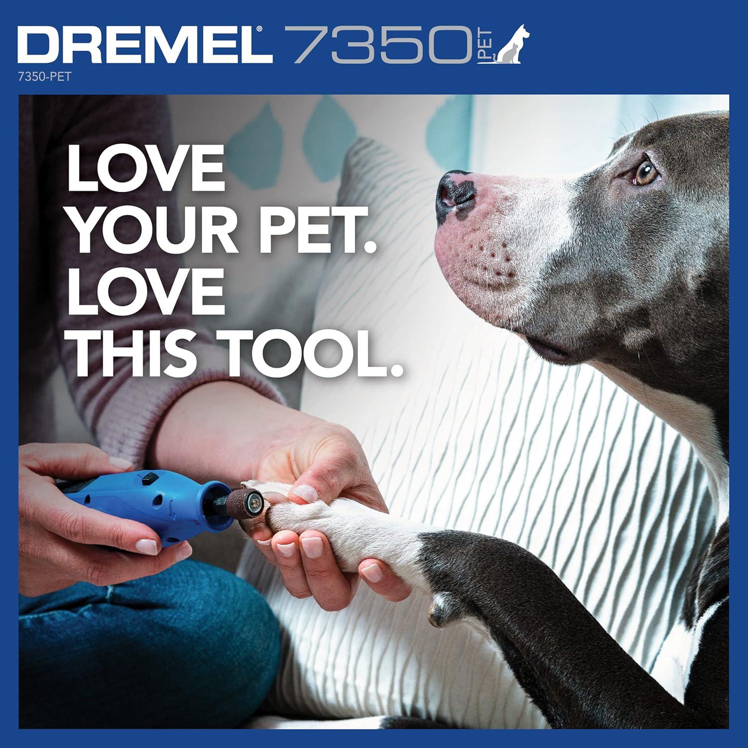 Dremel 7350-PET Molinillo de Uñas para Mascotas 4V