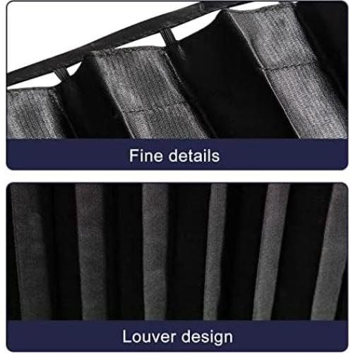 Cortinas Solares ZATOOTO para Ventanas de Auto - 2 Pcs Magnéticas