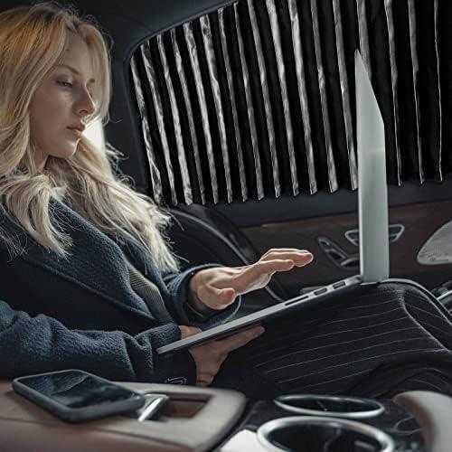 Cortinas Solares ZATOOTO para Ventanas de Auto - 2 Pcs Magnéticas