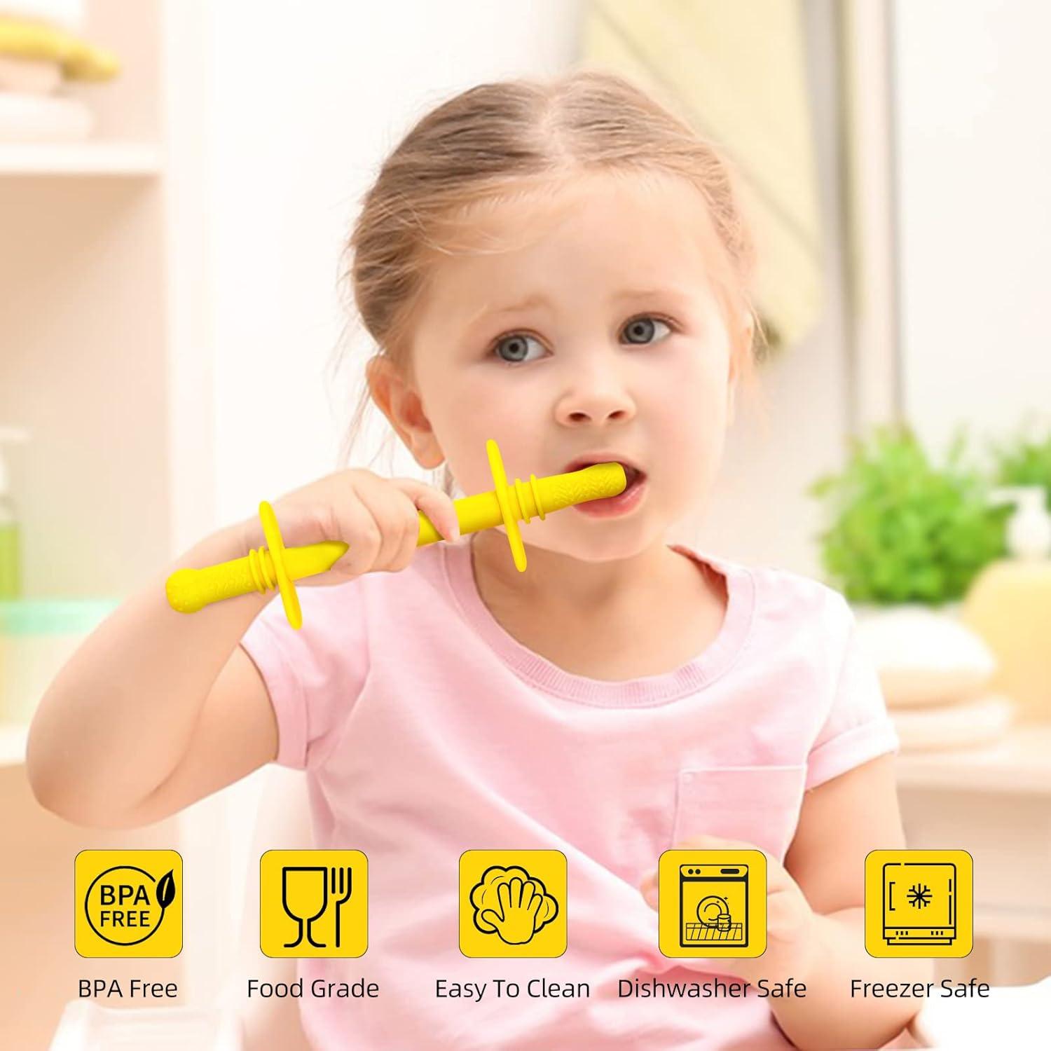 Tubo de Mordedor Hueco Fu Store Silicona 5 Piezas Libre BPA