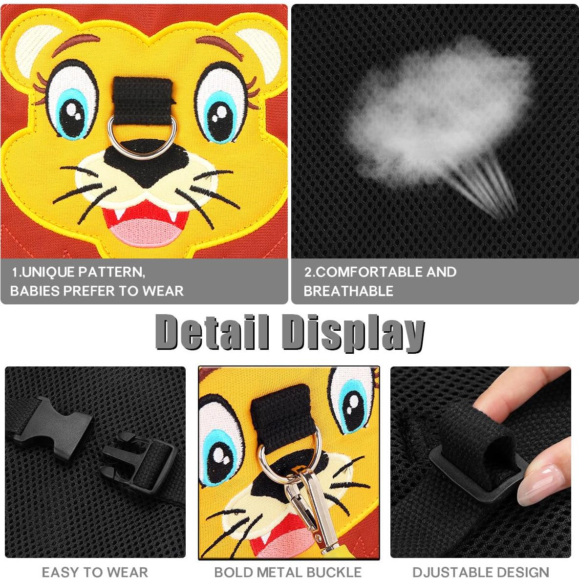 Correa Antipérdida para Niños Arnés de Seguridad Rosa