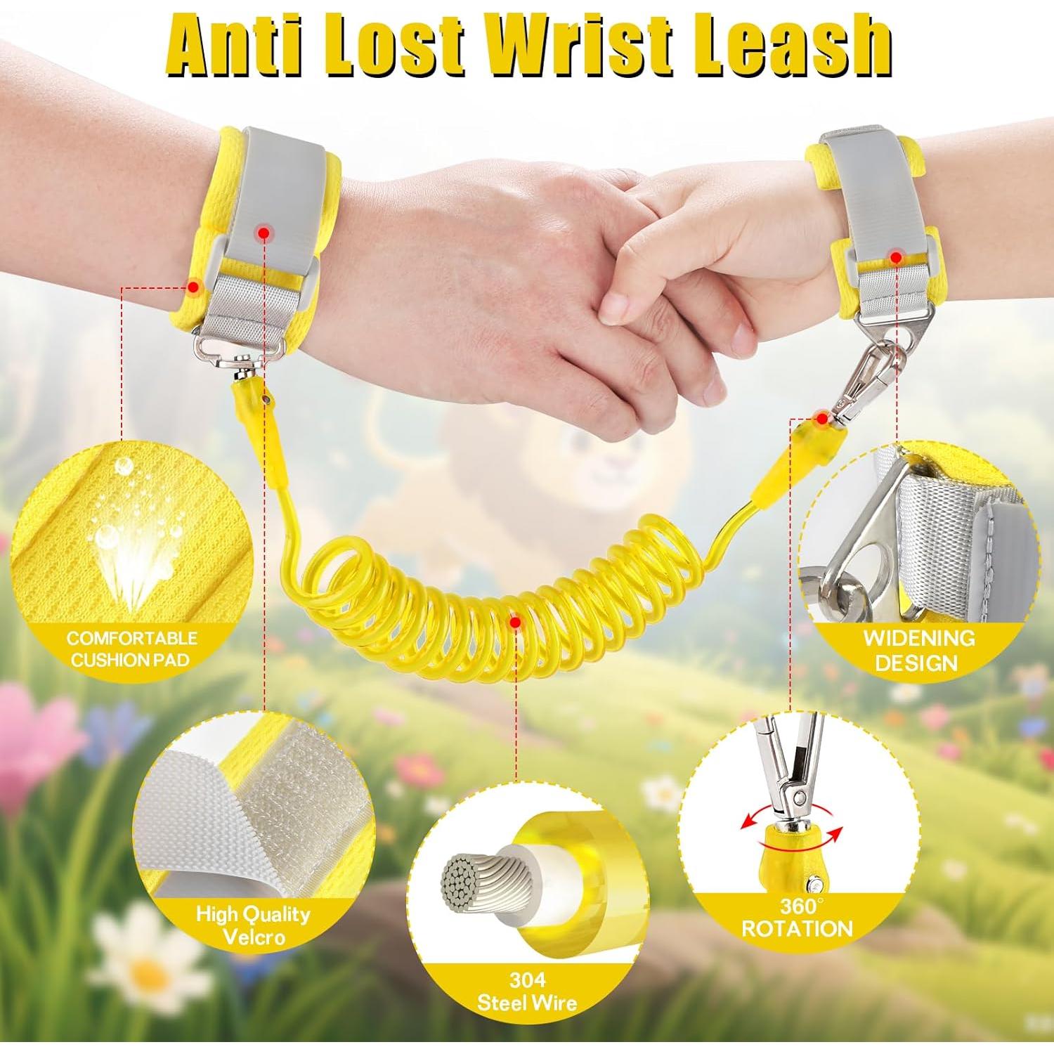 Correa Antipérdida para Niños Arnés de Seguridad Rosa