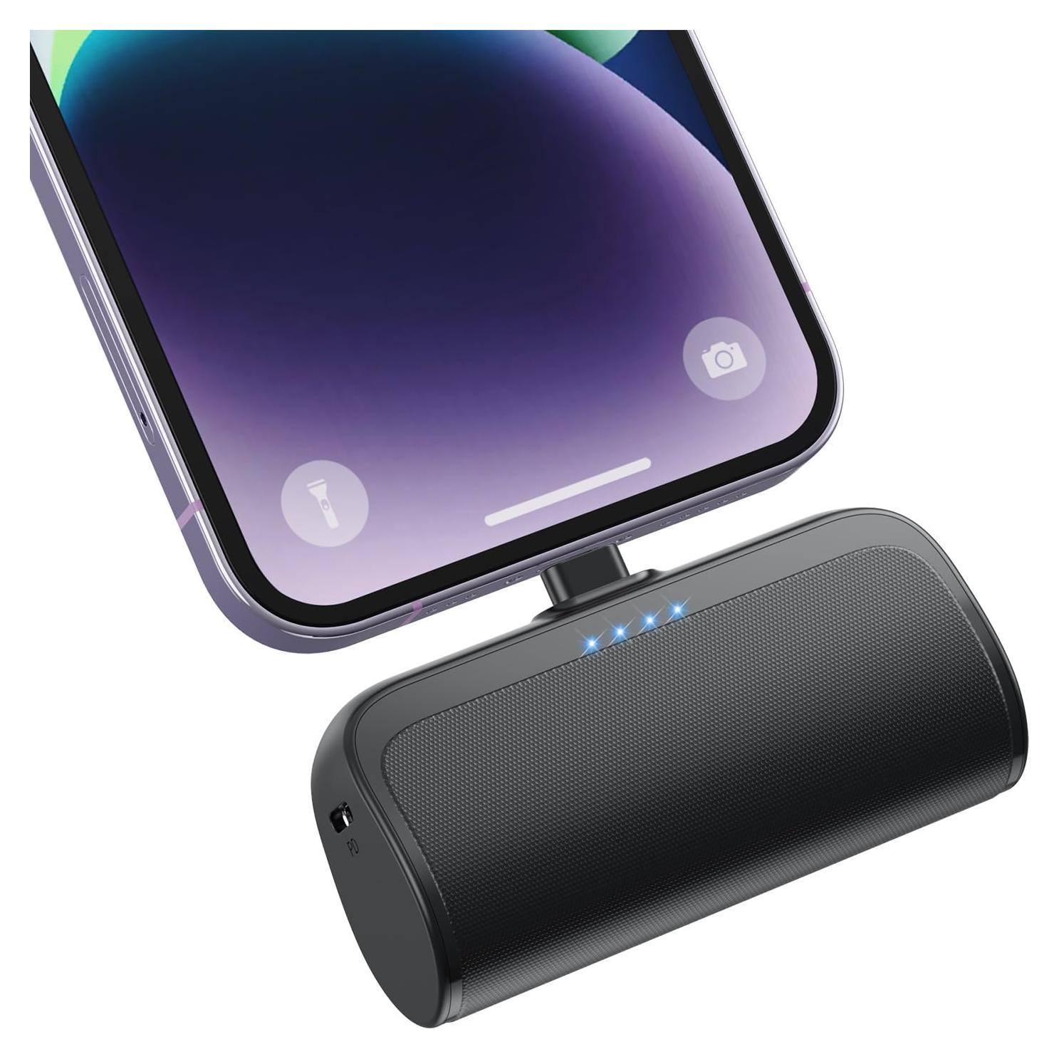 Cargador Portátil 5200mAh Lanluk para iPhone - Ultra-Compacto