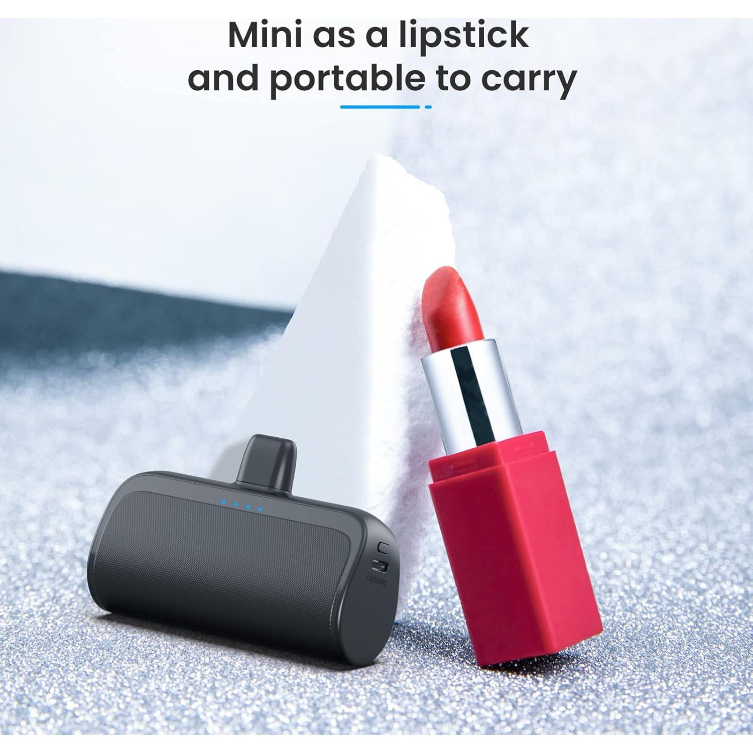 Cargador Portátil 5200mAh Lanluk para iPhone - Ultra-Compacto