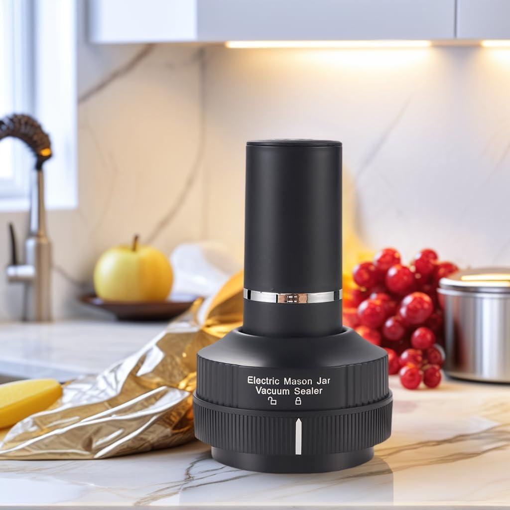 Sellador al Vacío Eléctrico JYYRC para Tarros de Mason - Kit Completo