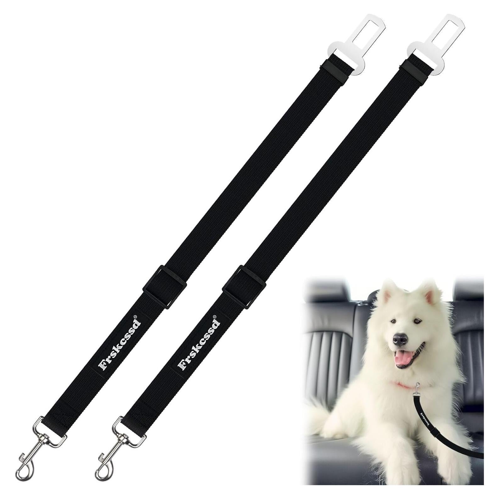 Cinturón de Seguridad para Perros Frskcssd Negro Ajustable