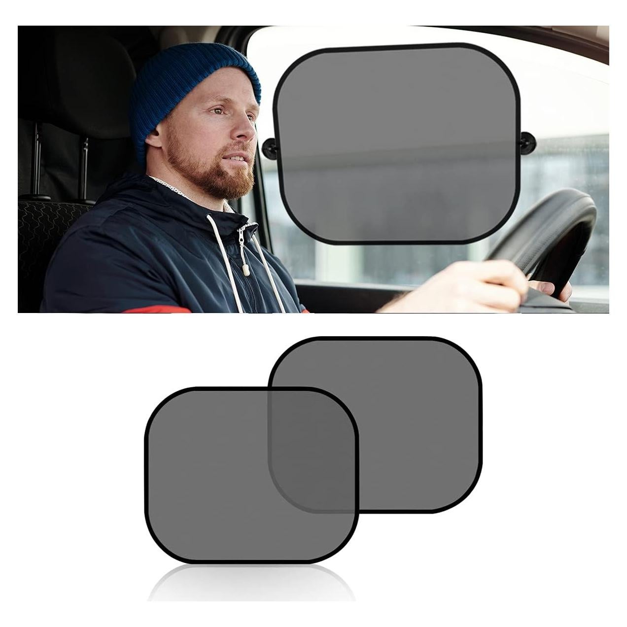 Paquete de 2 Sombrillas Universales Moly Magnolia para Auto