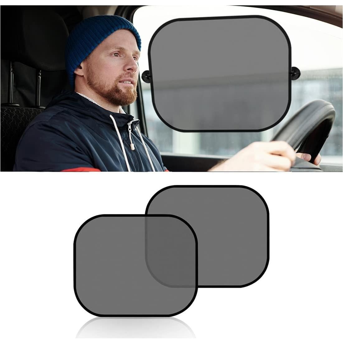 Paquete de 2 Sombrillas Universales Moly Magnolia para Auto