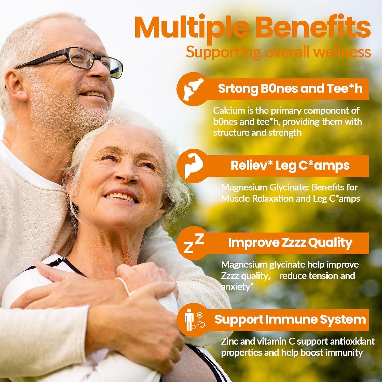 Gomitas de Calcio Magnesio Zinc Fajeckma 1200mg Naranja 60 Unidades