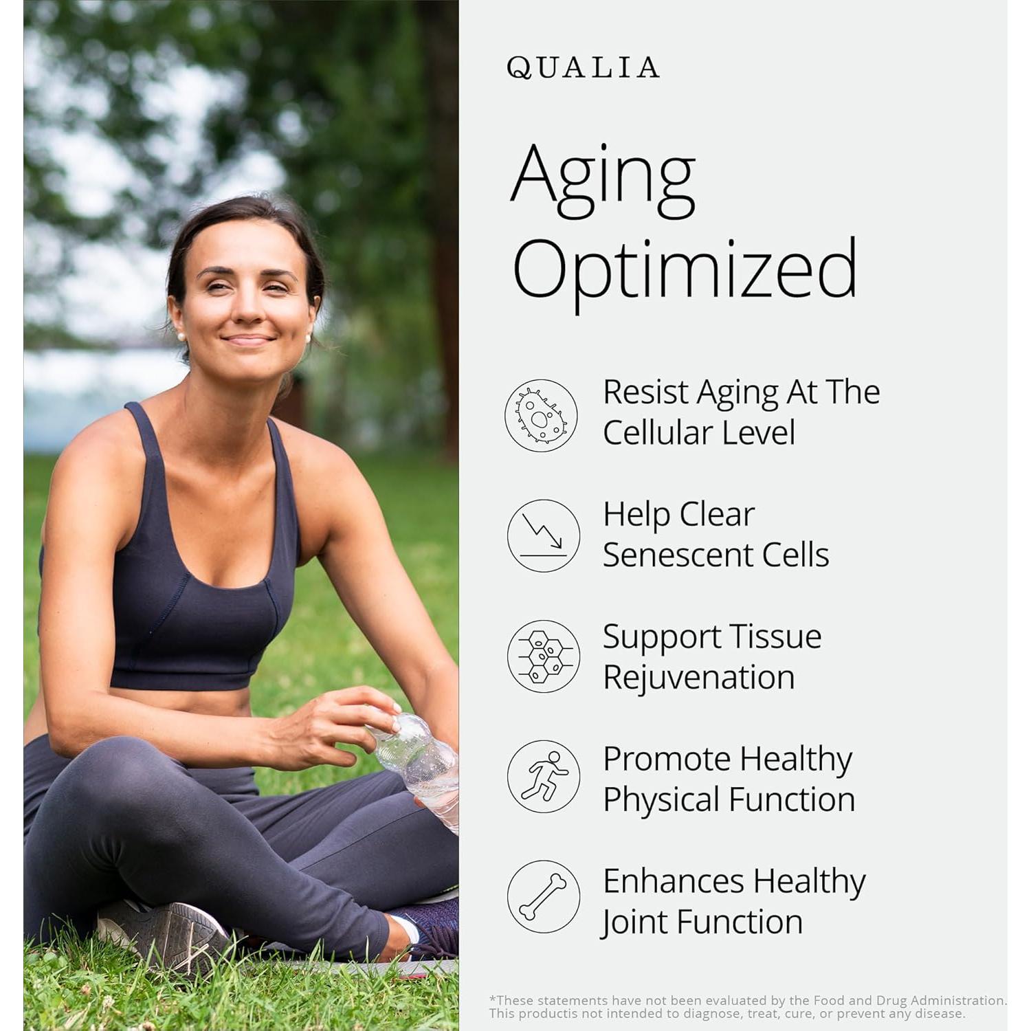 Suplemento Antienvejecimiento Qualia Senolítico 12 Cápsulas