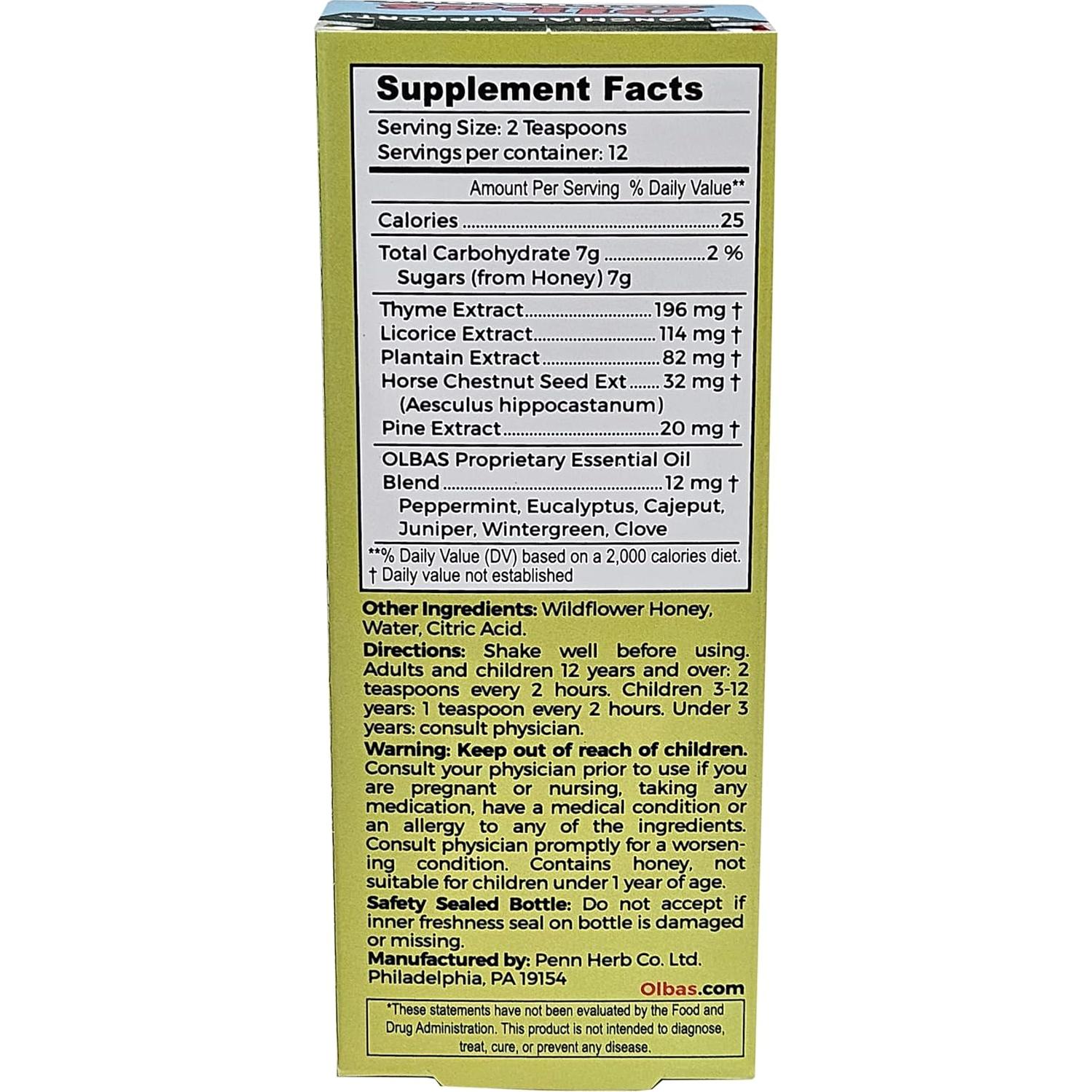 Jarabe Olbas 2 unidades 118 ml cada uno