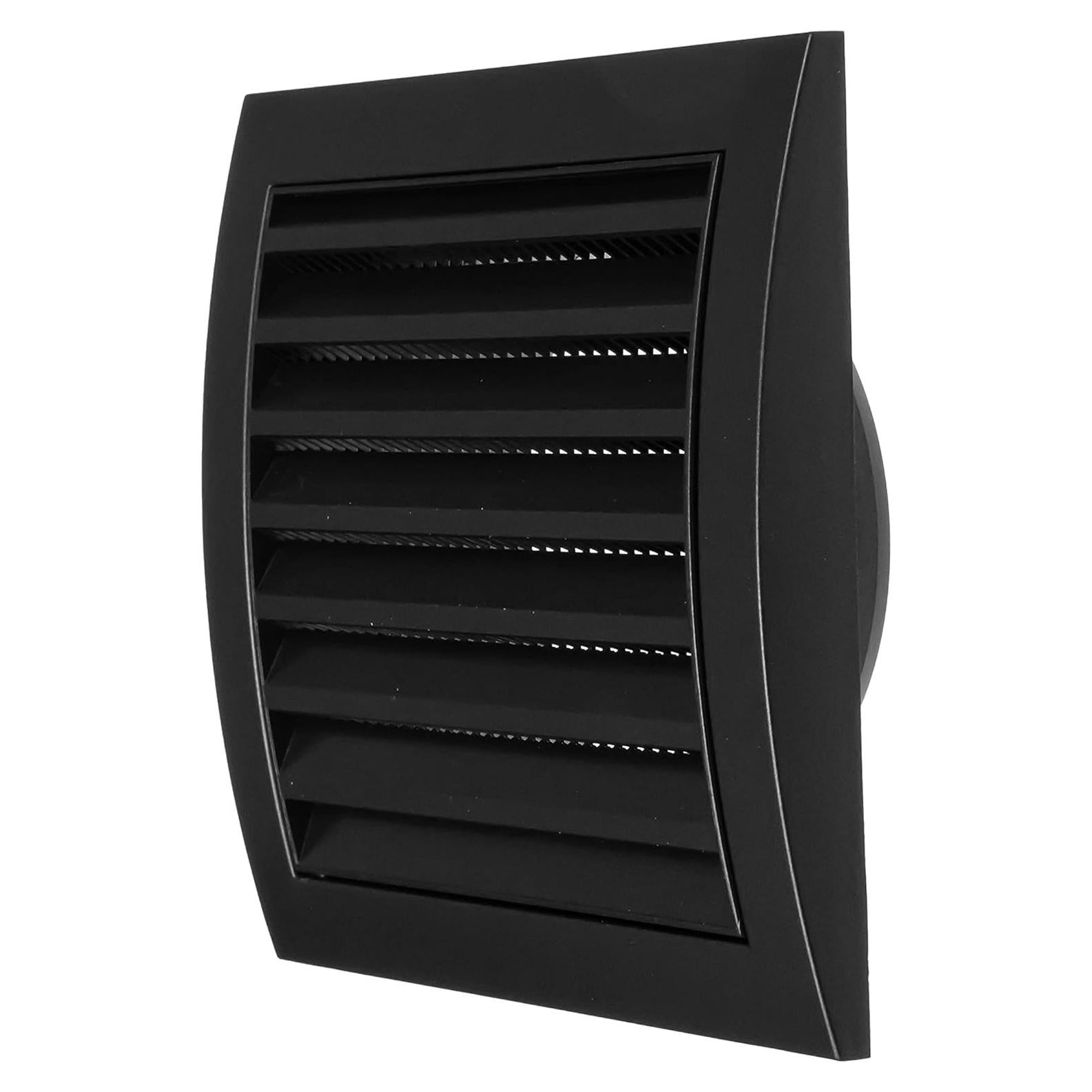 Repa Market Anthracite Exhaust Hood Vent 4'' Inch with Built-in Pest Guard Screen, Anthracite, Air Vent Cover, Exhaust Cap
