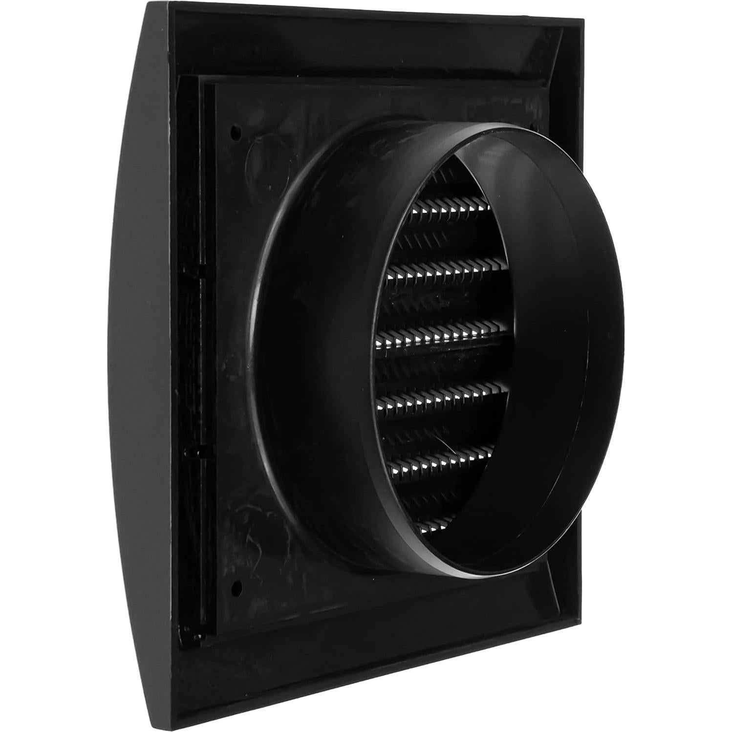Repa Market Anthracite Exhaust Hood Vent 4'' Inch with Built-in Pest Guard Screen, Anthracite, Air Vent Cover, Exhaust Cap