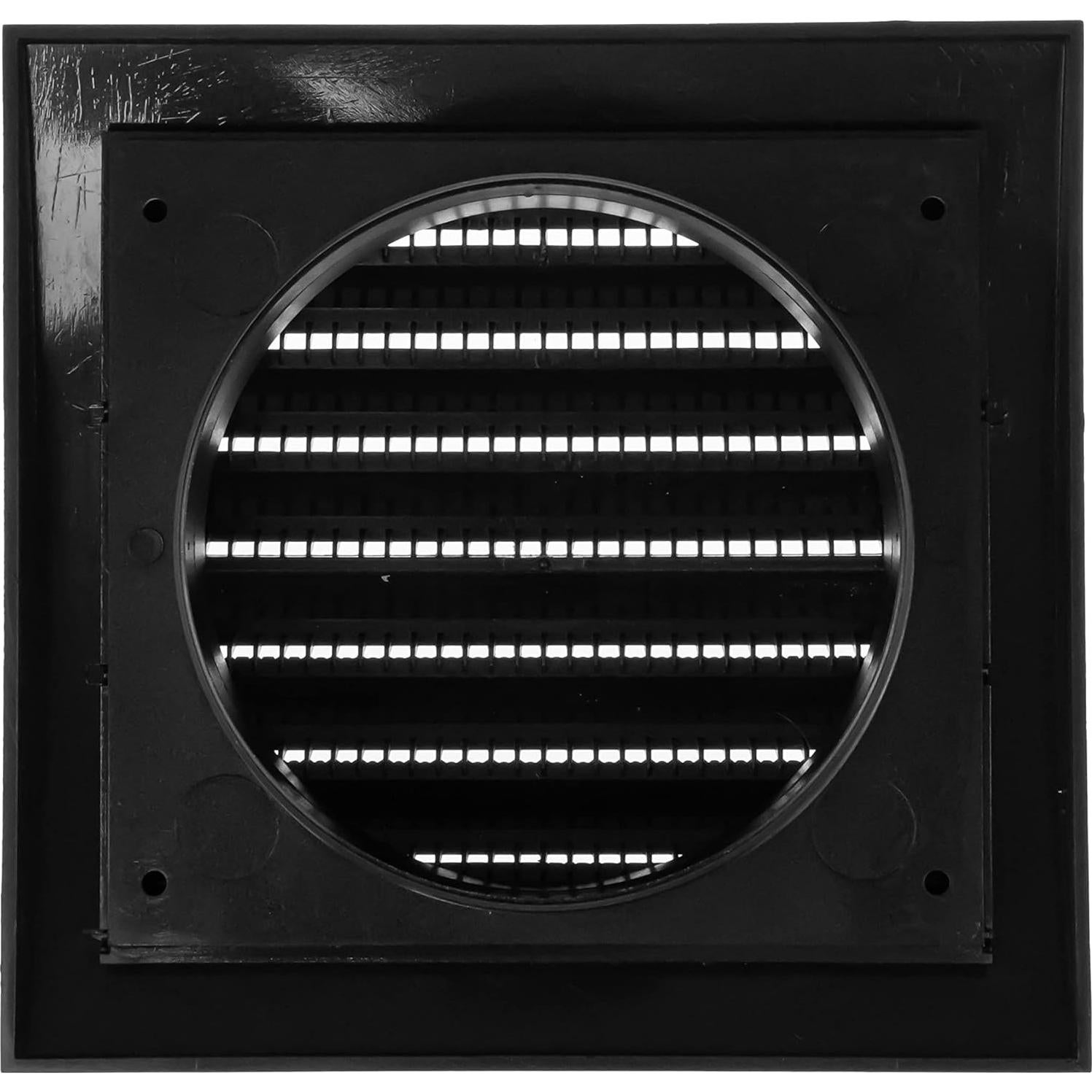Repa Market Anthracite Exhaust Hood Vent 4'' Inch with Built-in Pest Guard Screen, Anthracite, Air Vent Cover, Exhaust Cap