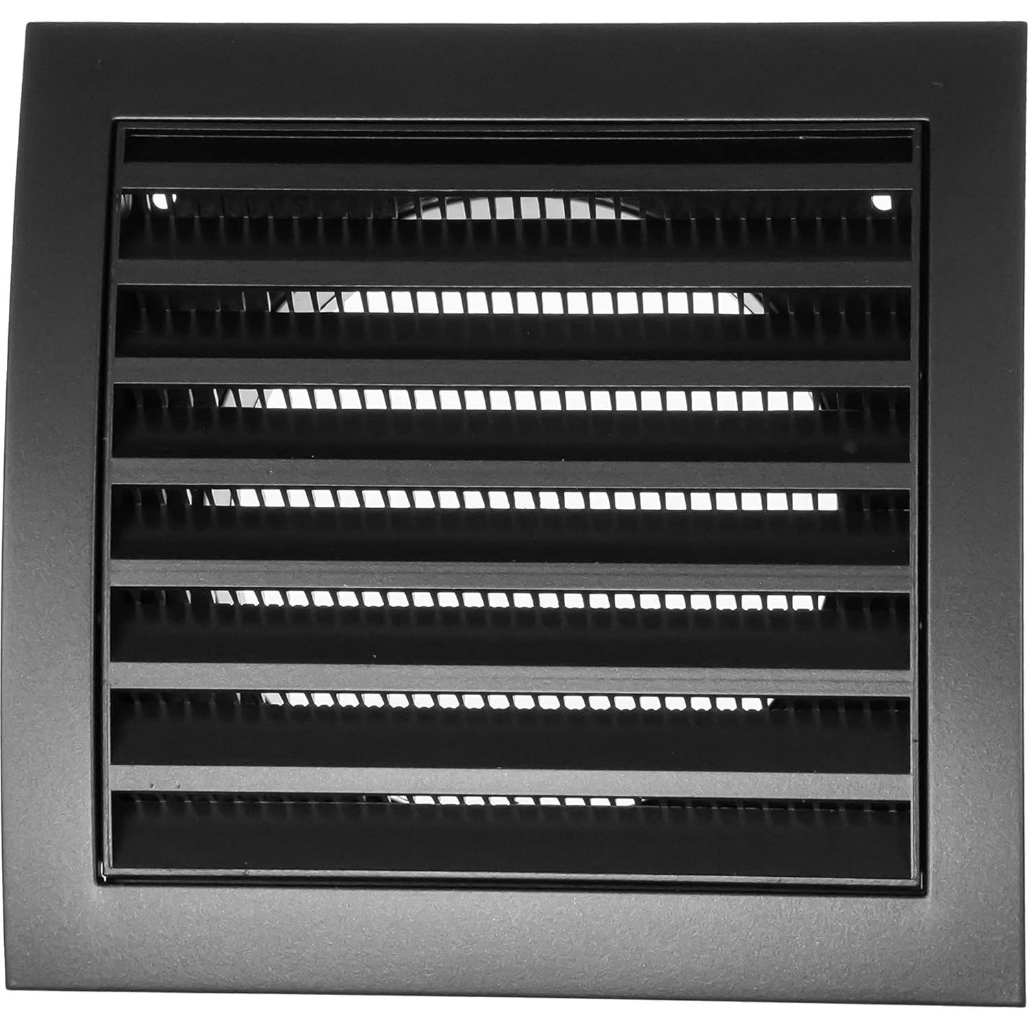 Repa Market Anthracite Exhaust Hood Vent 4'' Inch with Built-in Pest Guard Screen, Anthracite, Air Vent Cover, Exhaust Cap