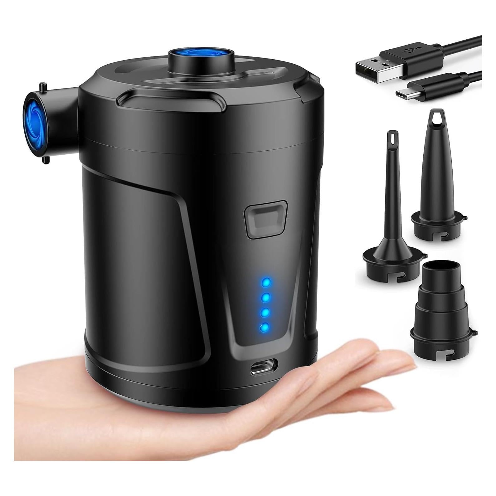 Bomba de Aire Eléctrica DrNanhai 5200mAh Inflador Portátil