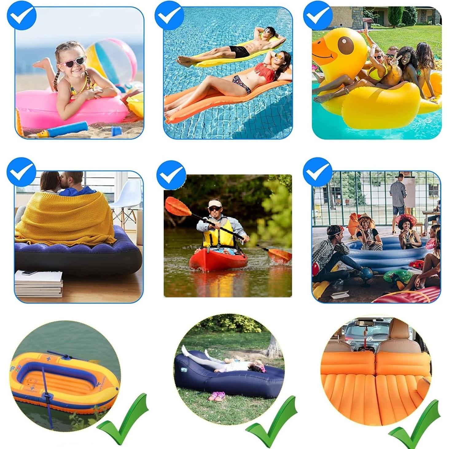 Bomba de Aire Eléctrica DrNanhai 5200mAh Inflador Portátil