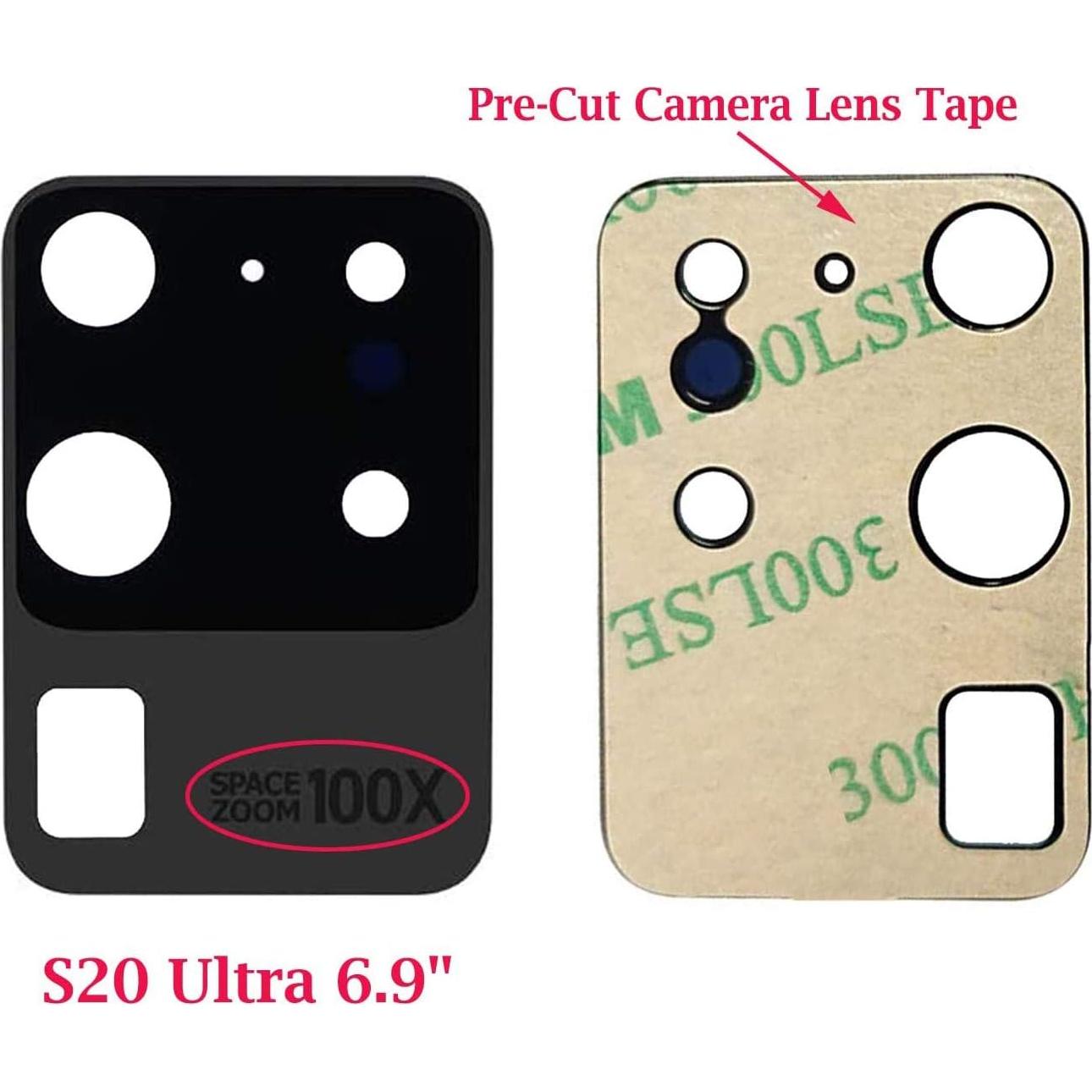 Cubierta de Lente de Cámara Trasera Ubrokeifixit para Galaxy S20 Ultra 6.9"