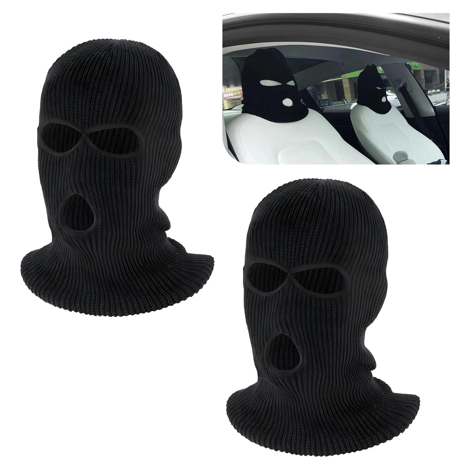 Protector de Reposacabezas de Coche Leediga 2 PCS Negro