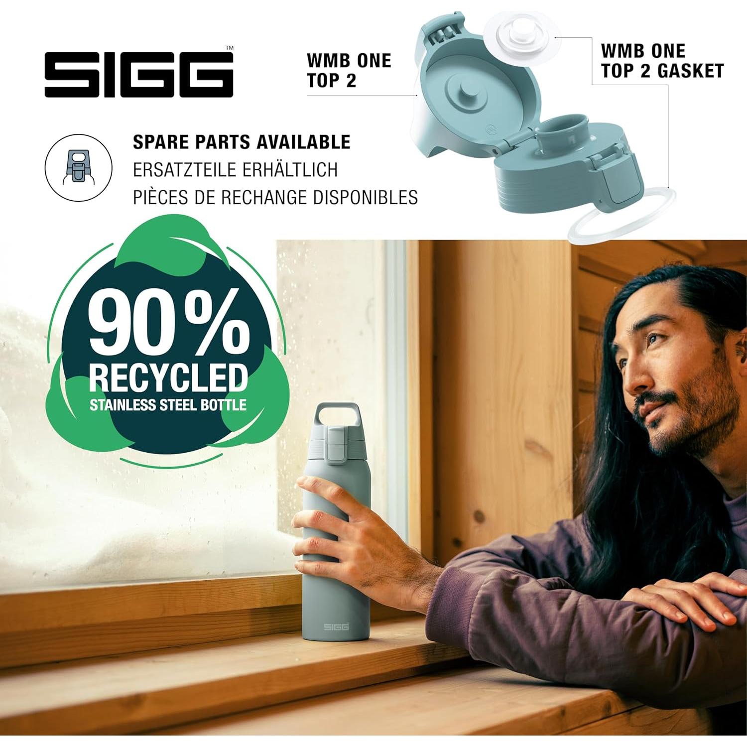 Botella de Agua Acero Inoxidable SIGG Shield ONE 0.75 L Azul