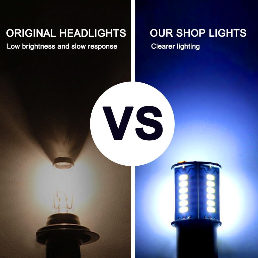 4 Bombillas LED 1157 Kutyun Azul para Luces de Freno 12V