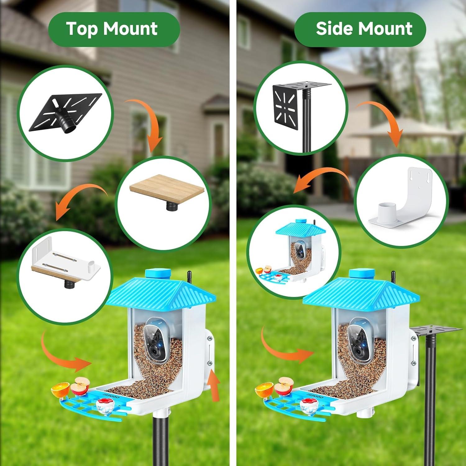 Soporte Ajustable para Comedero de Aves PROERR 3-6.6 pies