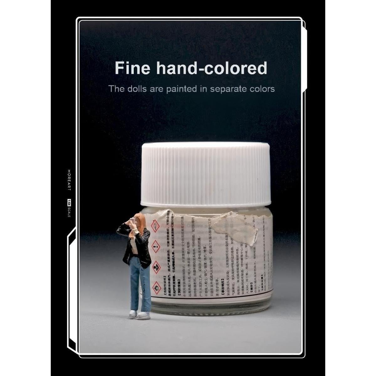 Figuras Miniatura Chica Selfie Escala 1:64 Scenpoch - Realistas