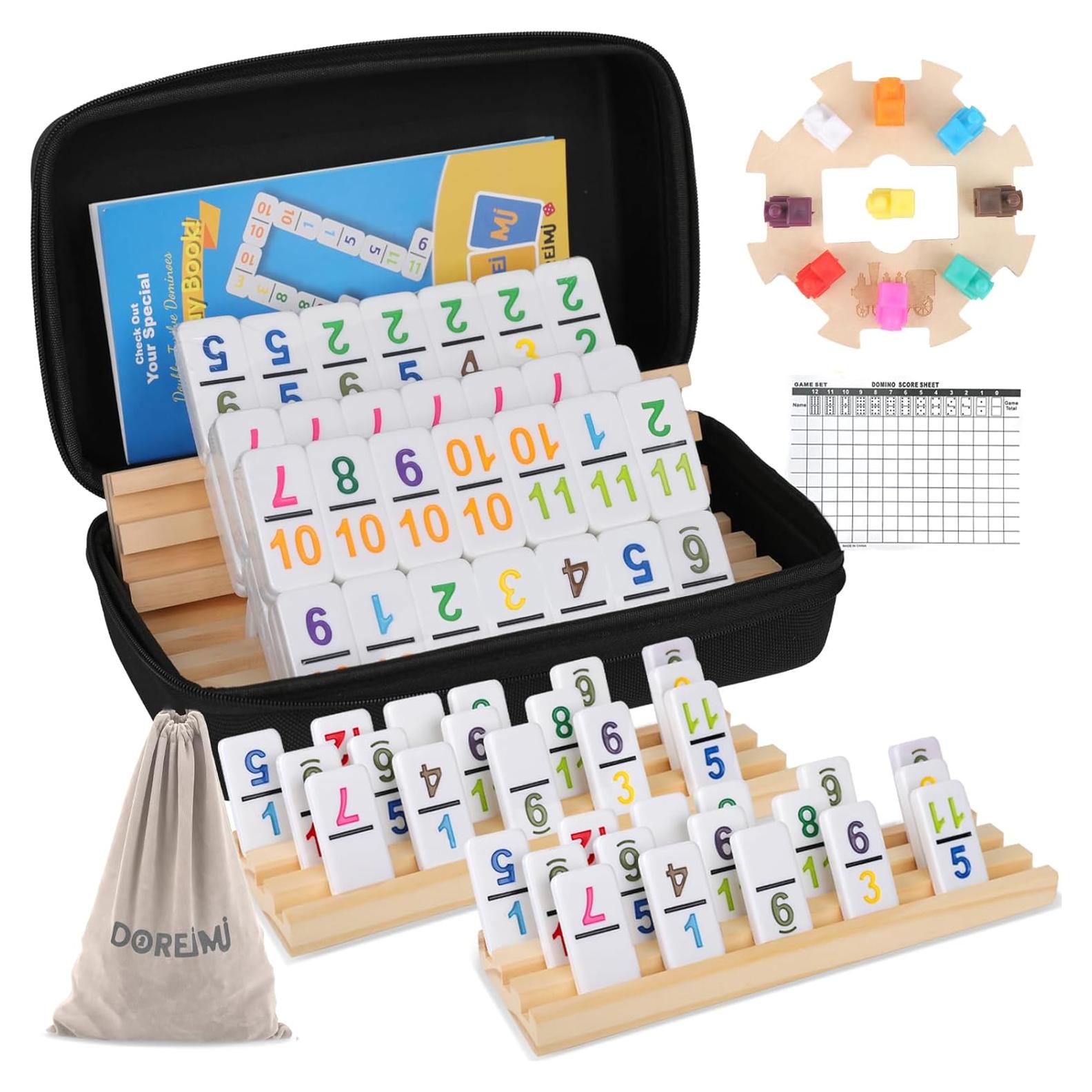 Juego de Dominó Mexicano Doreimi Doble 12 con 91 Fichas