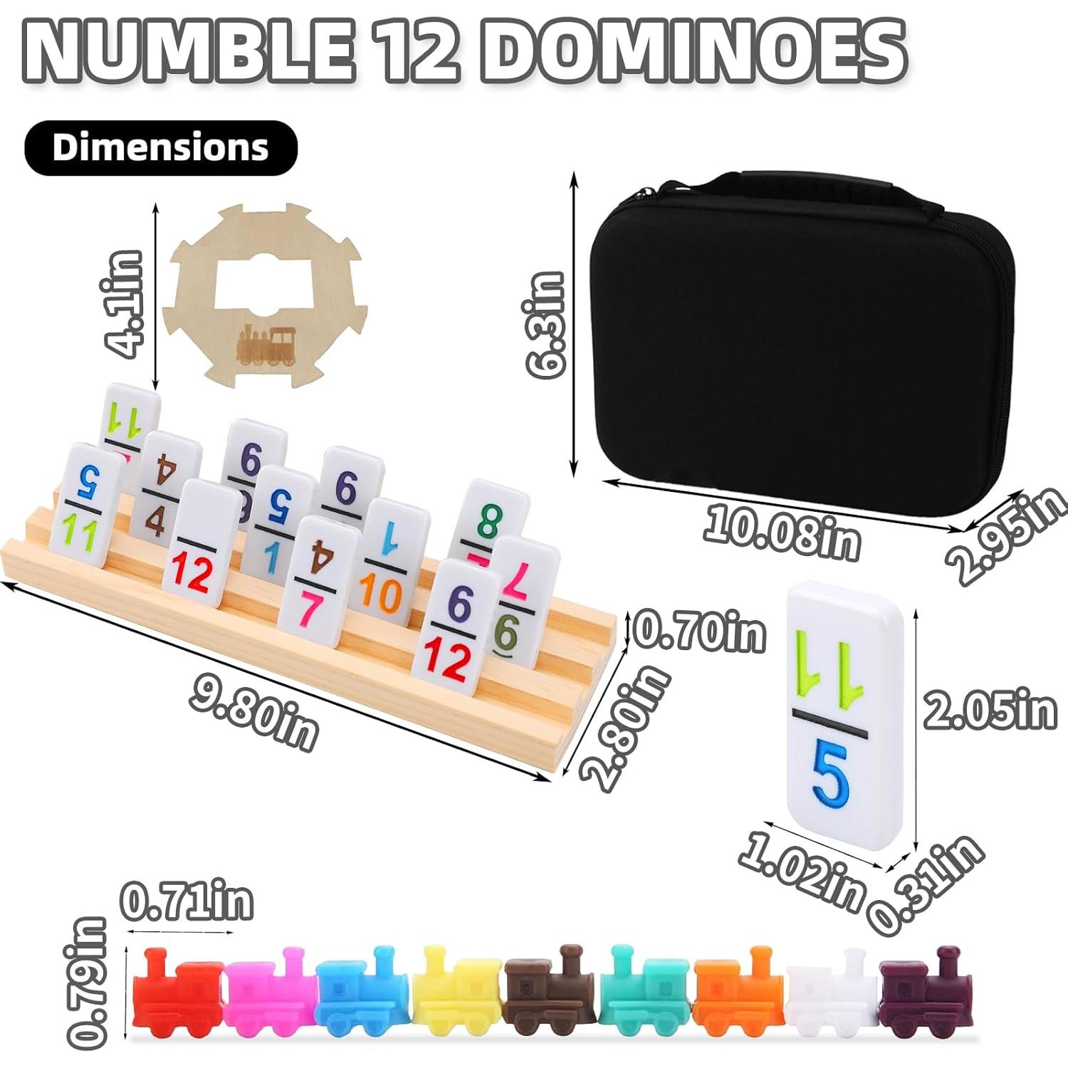 Juego de Dominó Mexicano Doreimi Doble 12 con 91 Fichas