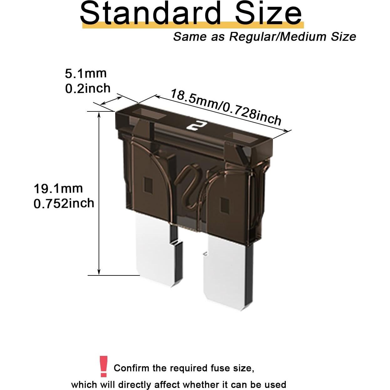 Fusibles Estándar 2A Riseuvo para Automóviles - 20pcs 32V