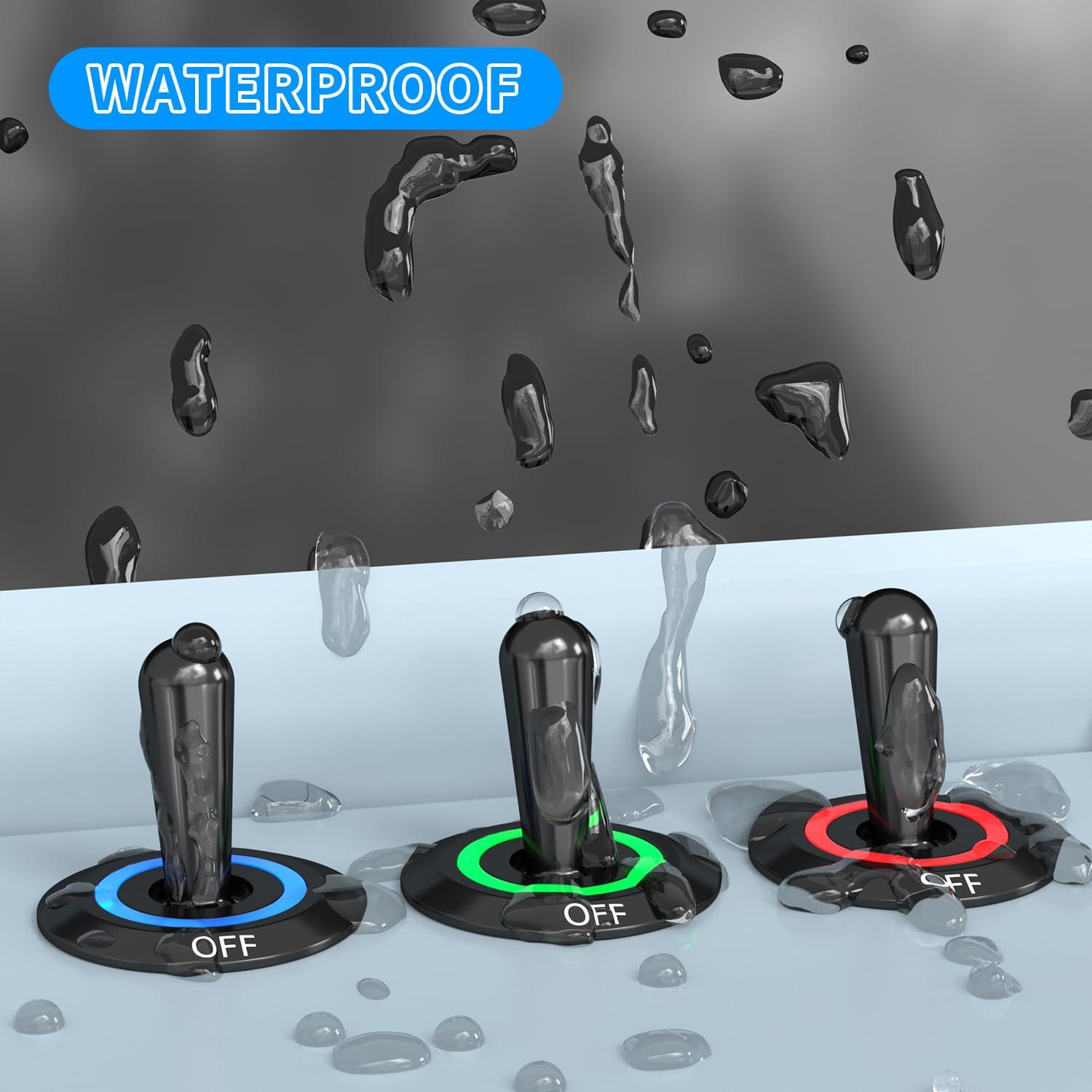 Interruptor de Palanca Iluminado DaierTek 12V RGB 20A Marino