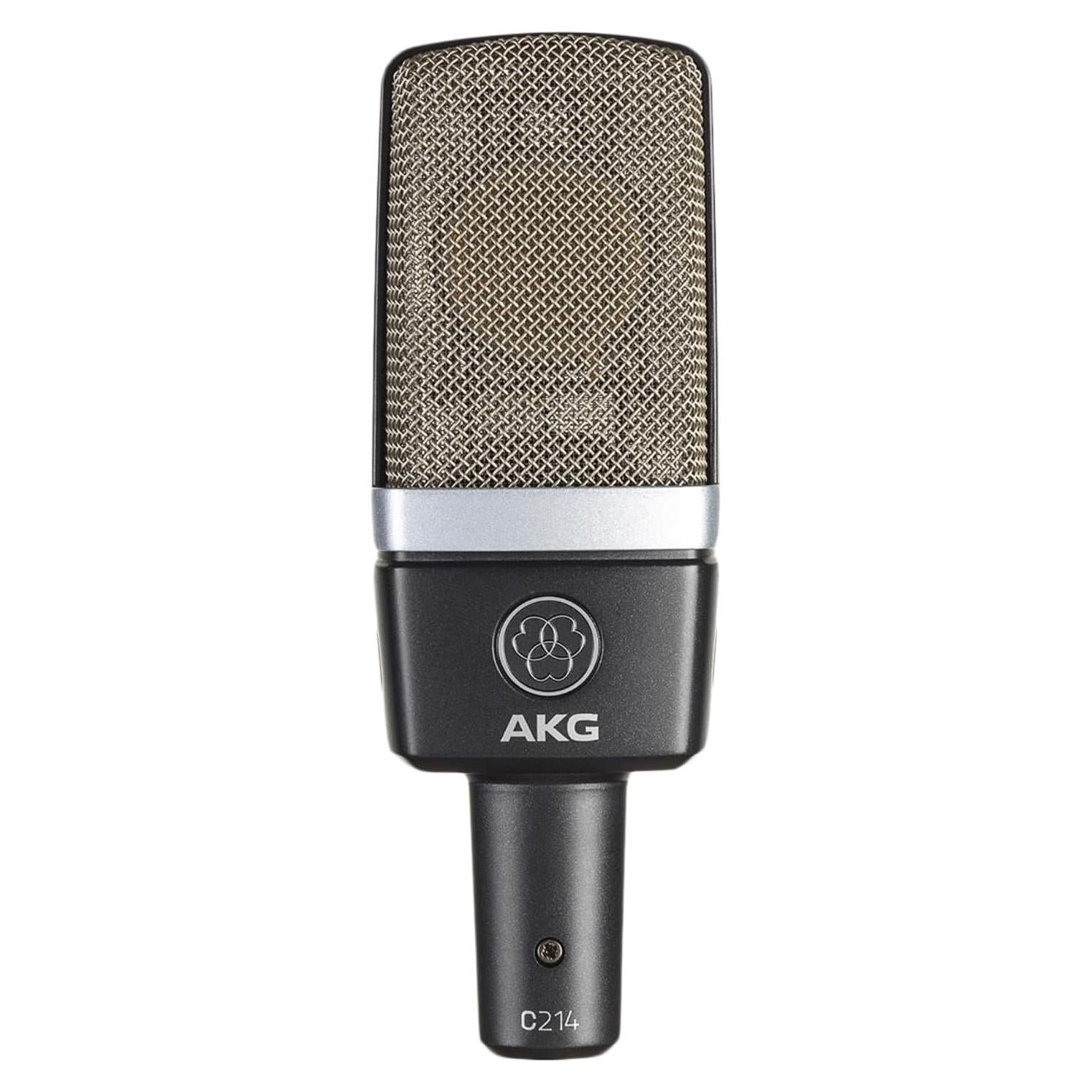 Micrófono de condensador AKG C214 cardioide 0.8 kg con estuche