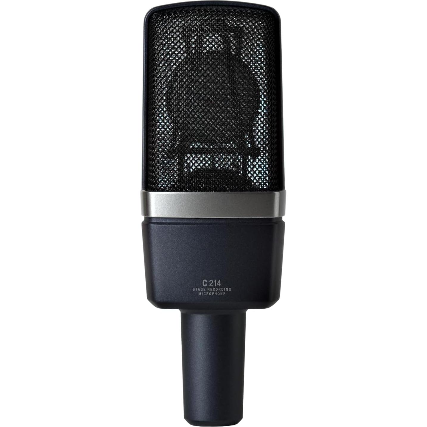 Micrófono de condensador AKG C214 cardioide 0.8 kg con estuche