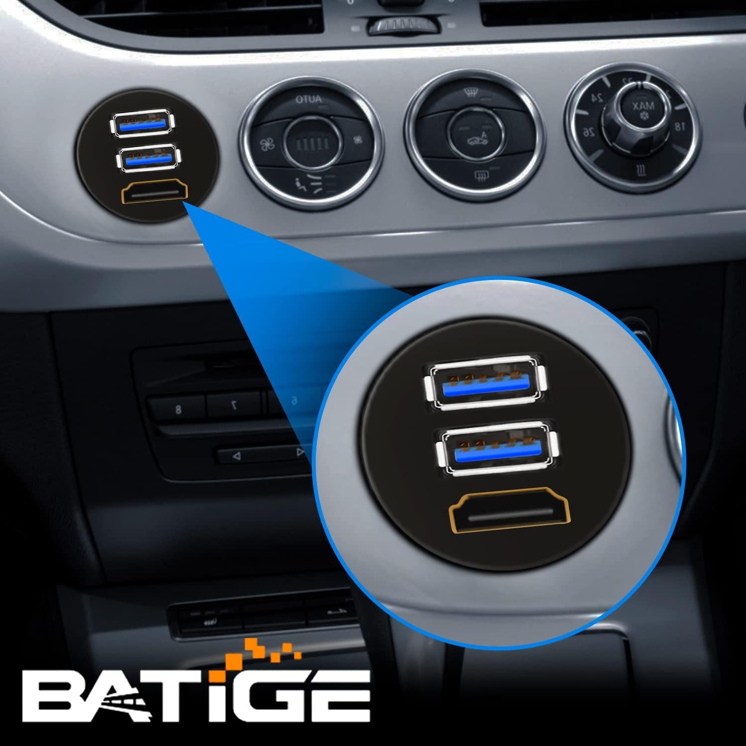 Cable de Extensión BATIGE Doble USB 3.0 y HDMI 0.91m