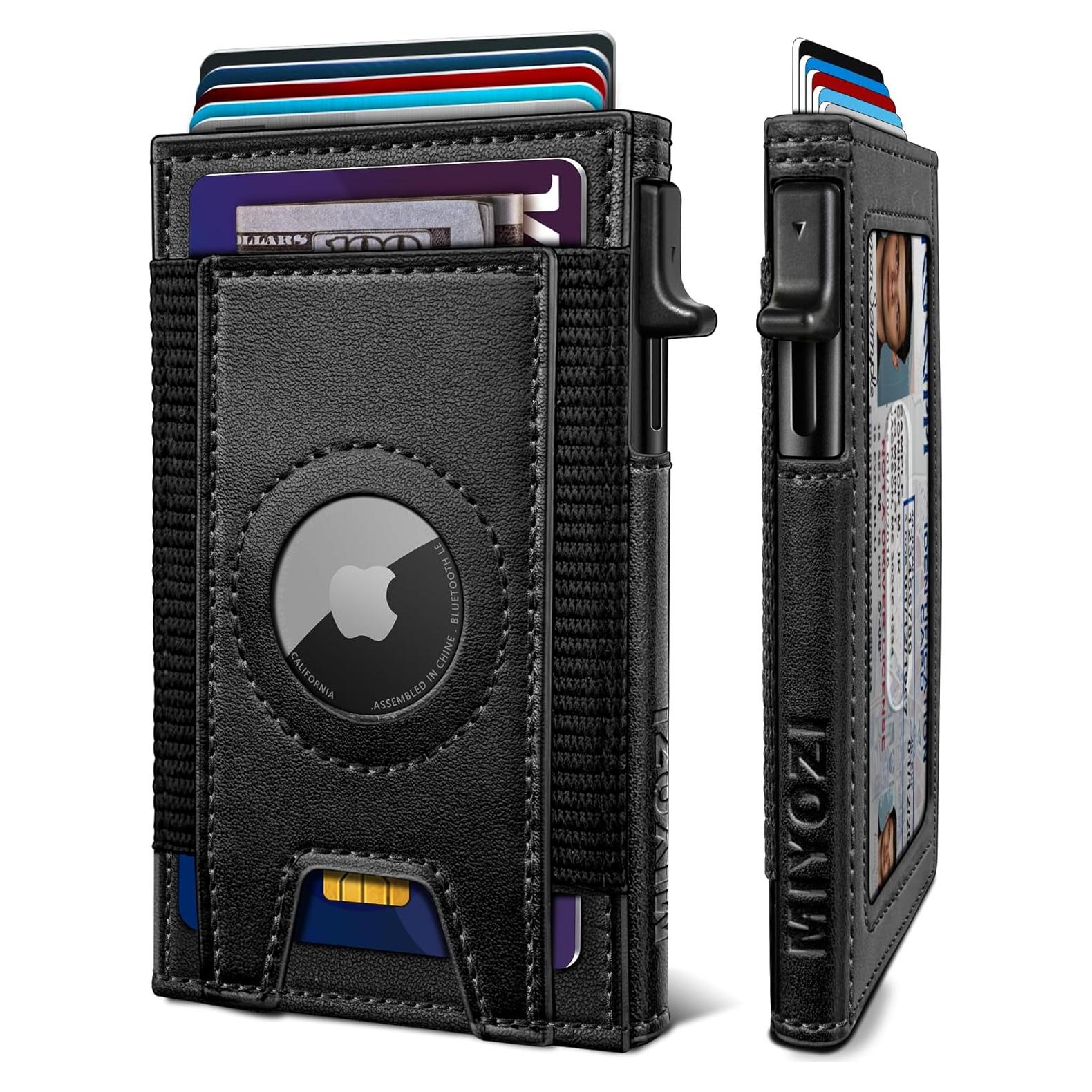 Billetera Airtag Minimalista para Hombres con Bloqueo RFID