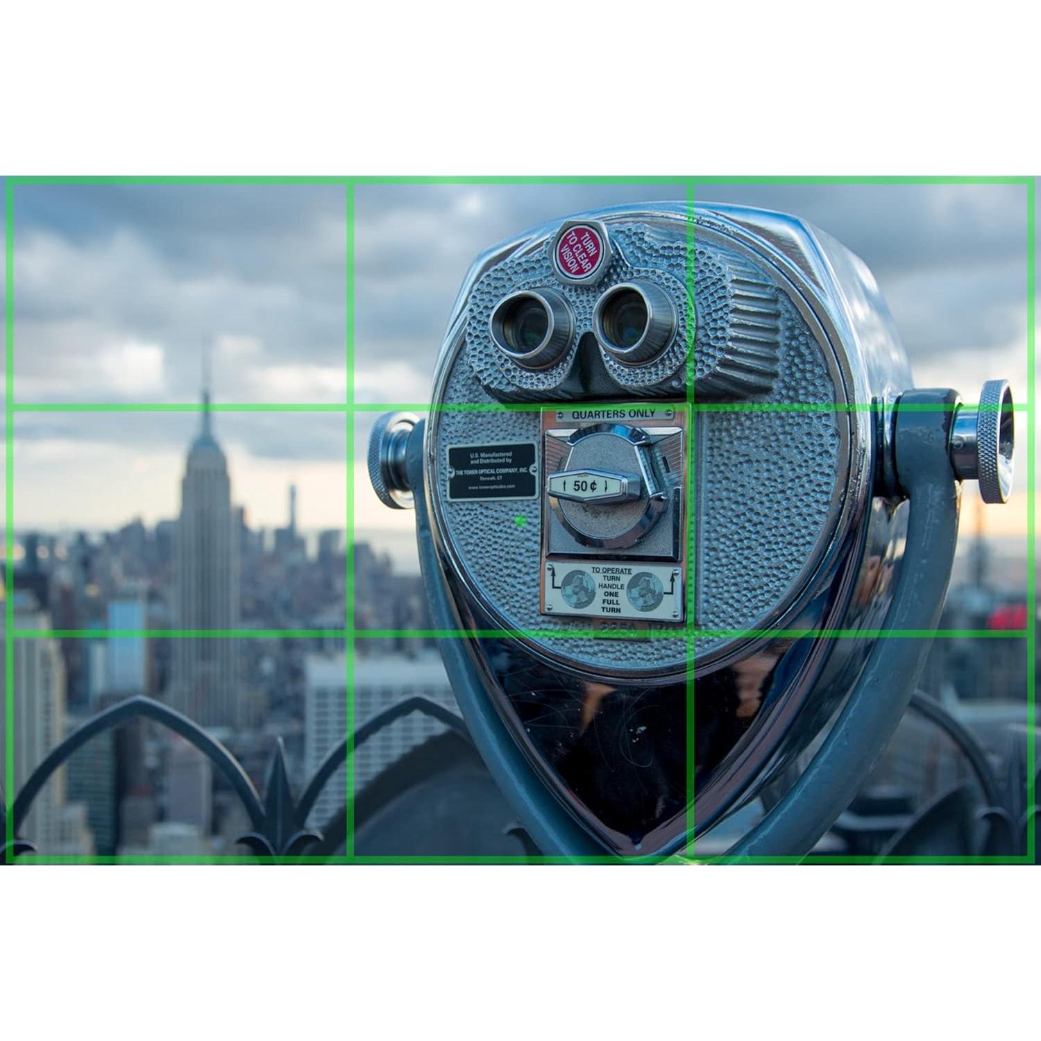 Visor de Composición Safari Fotográfico NYC - Regla de Tercios