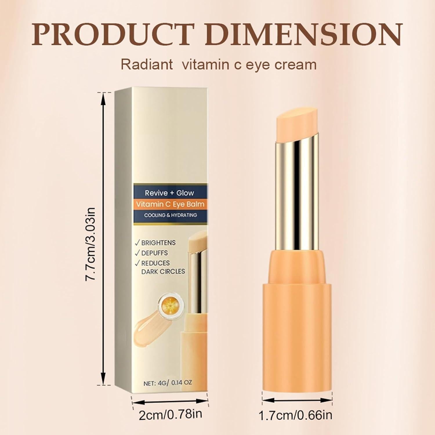 Bálsamo para Ojos Foxiod 4g Hidratante Reductor de Ojeras