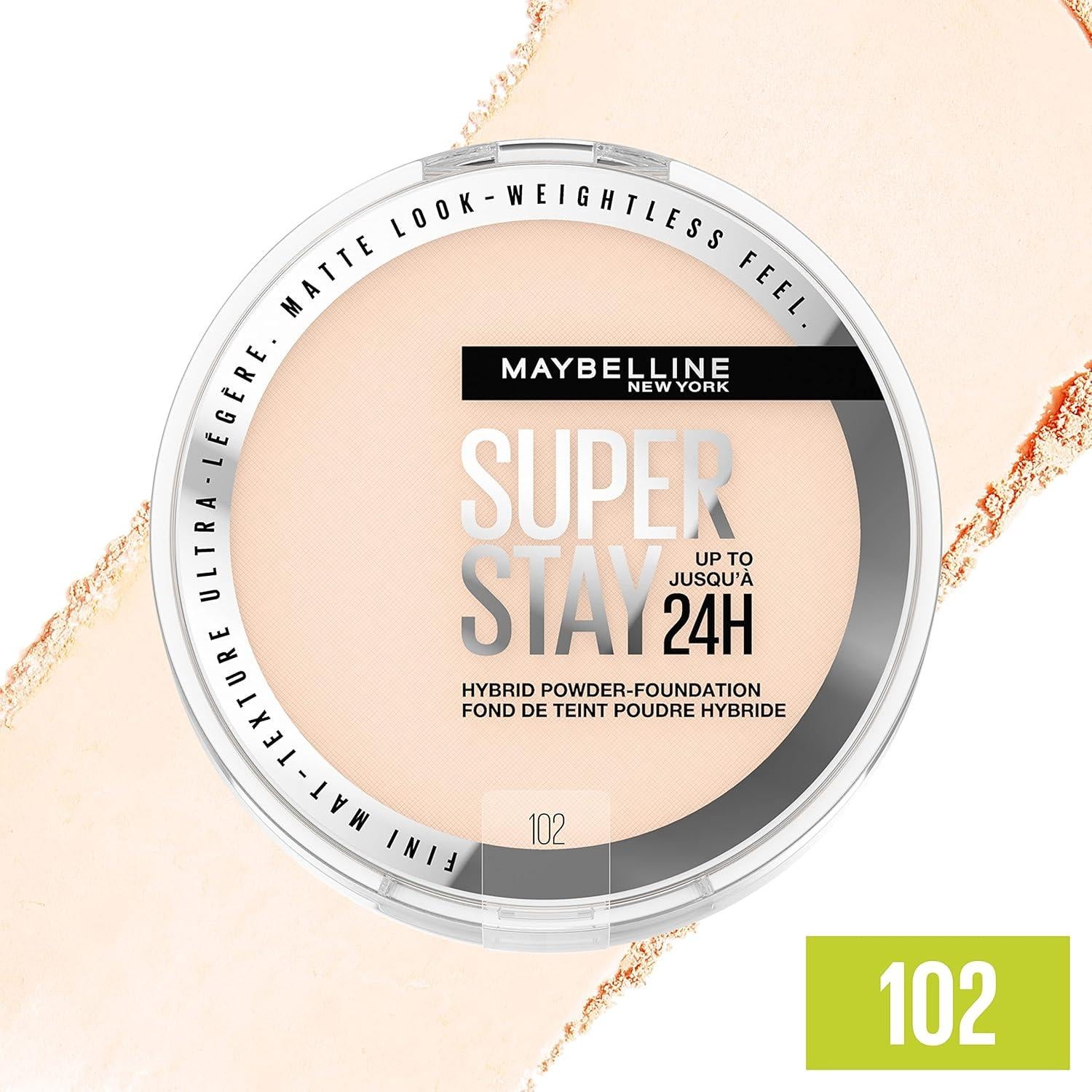 Maybelline Super Stay Polvo-Fundación Híbrido 102 - 59.83g