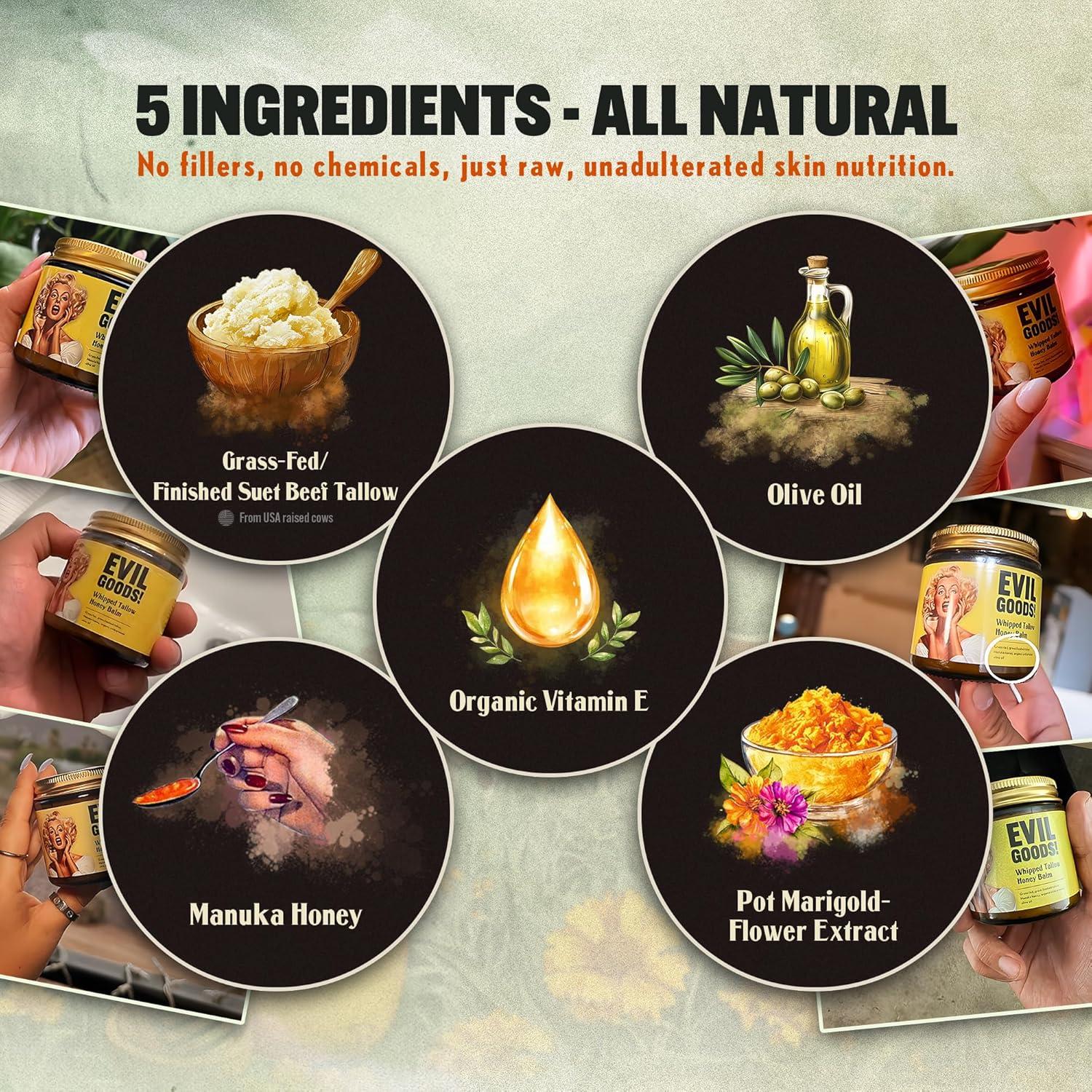 Bálsamo Hidratante EVIL GOODS 113g Cítricos para Piel y Labios