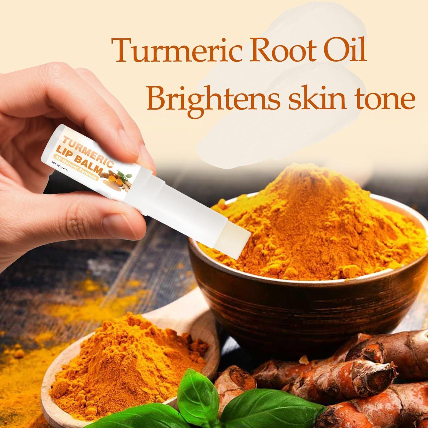 Bálsamo Labial de Cúrcuma LoisAAA 4.8g Aclarador Hidratante