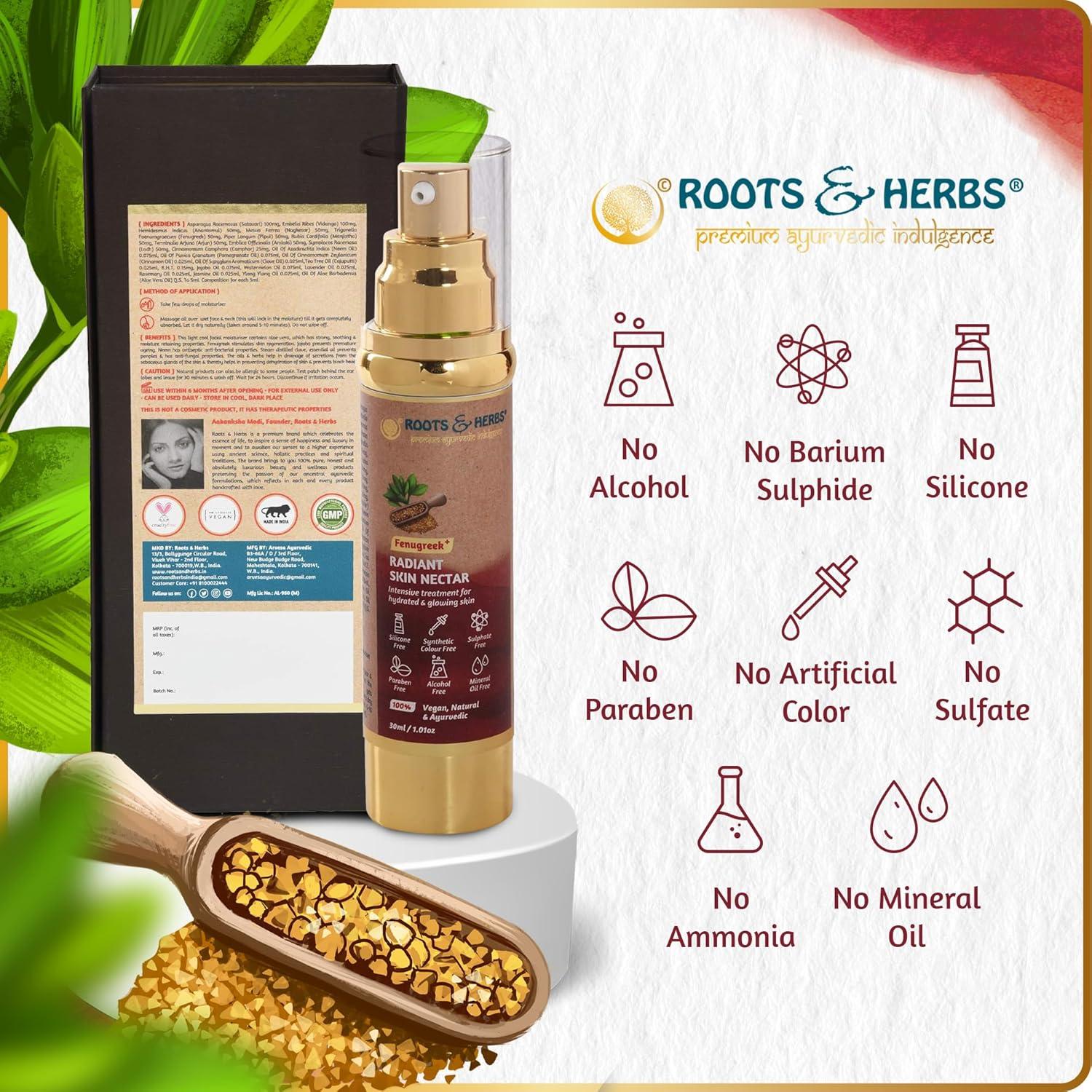 Hidratante Facial Ayurvédico Roots and Herbs Alholva 28.5g