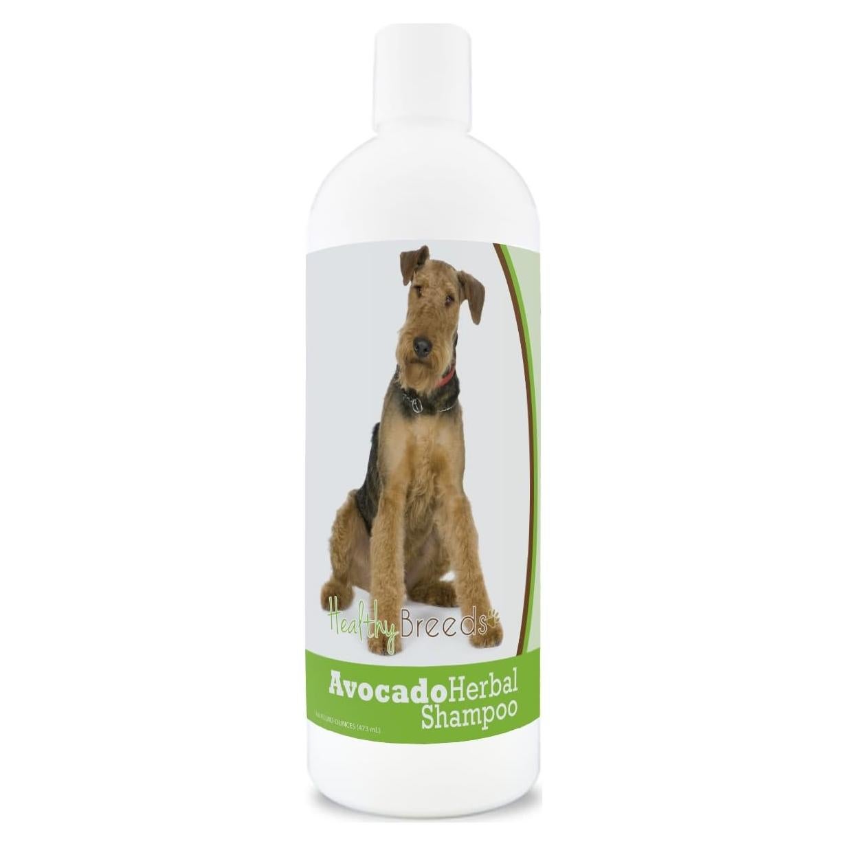 Champú Herbal de Aguacate Healthy Breeds 473 ml para Perros