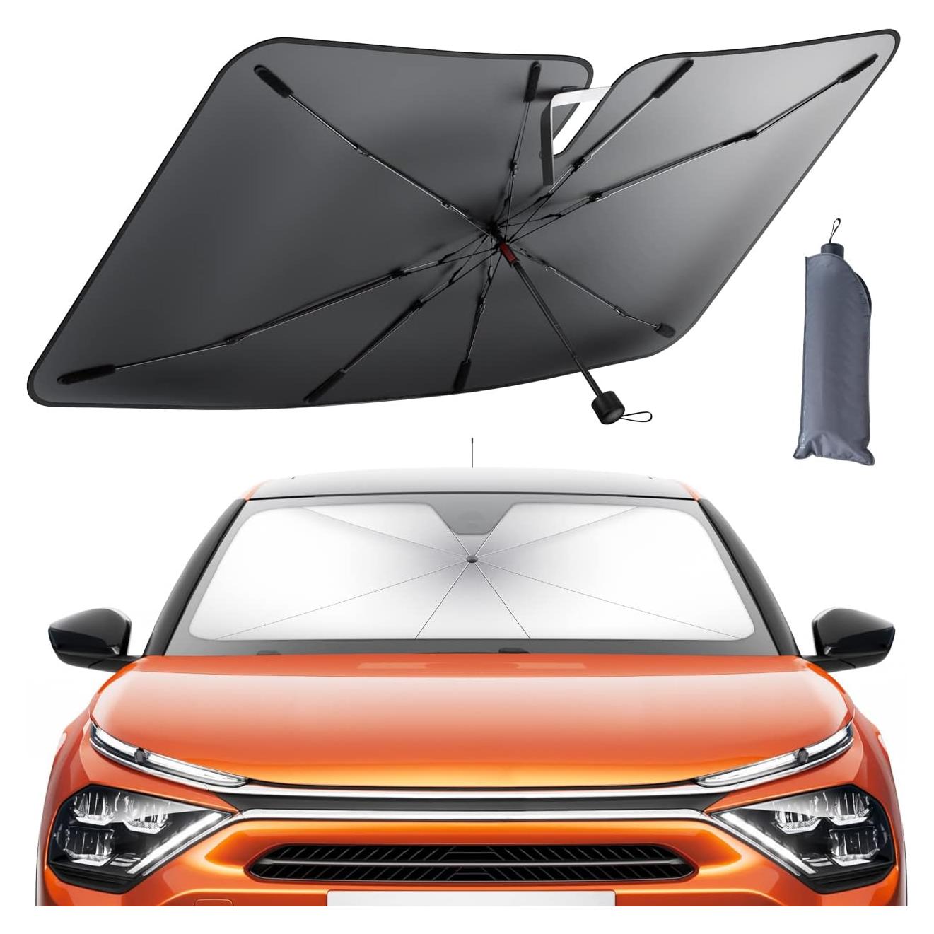 Lamicall Parasol de Coche 5 Capas UV 38x80 cm Aislamiento